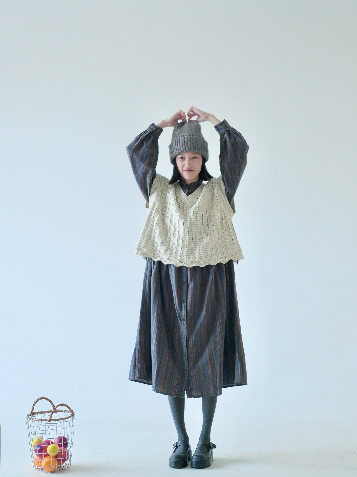 Effortless layering vest, crafted in Japan