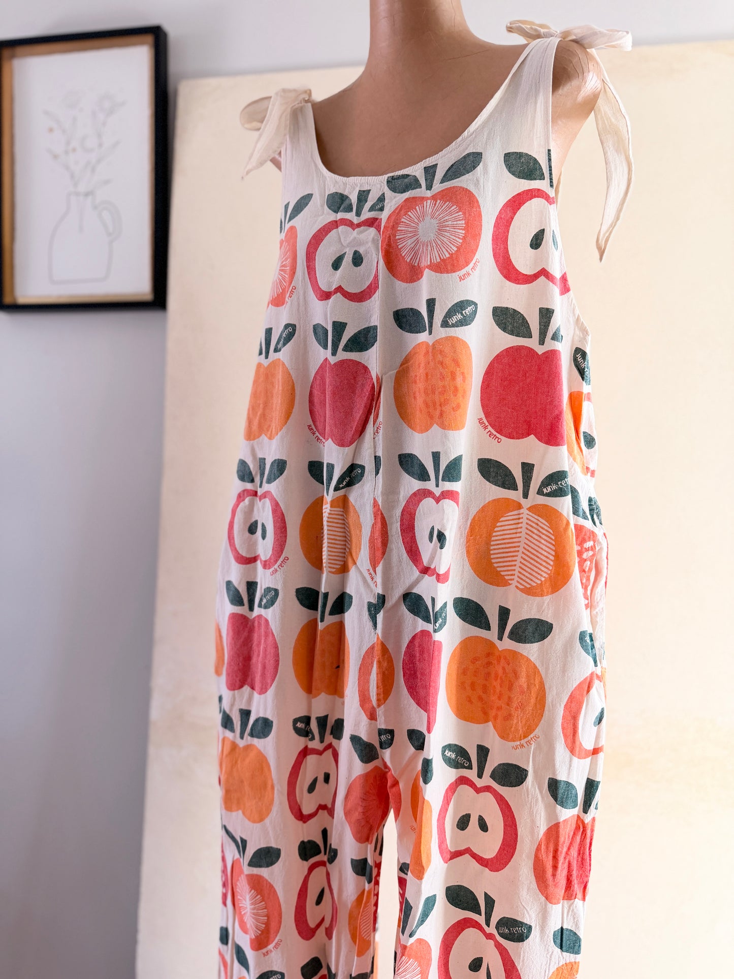 Vintage Thai Cotton Jumpsuit