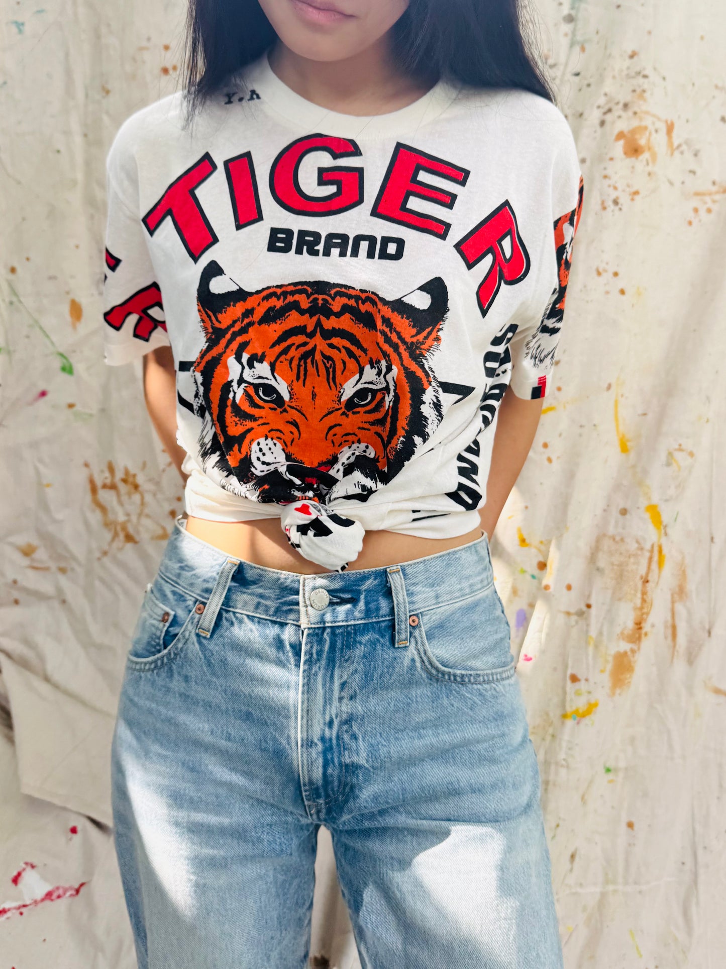 Tiger Brand Vintage Graphic Tee β Retro Seedmen Edition
