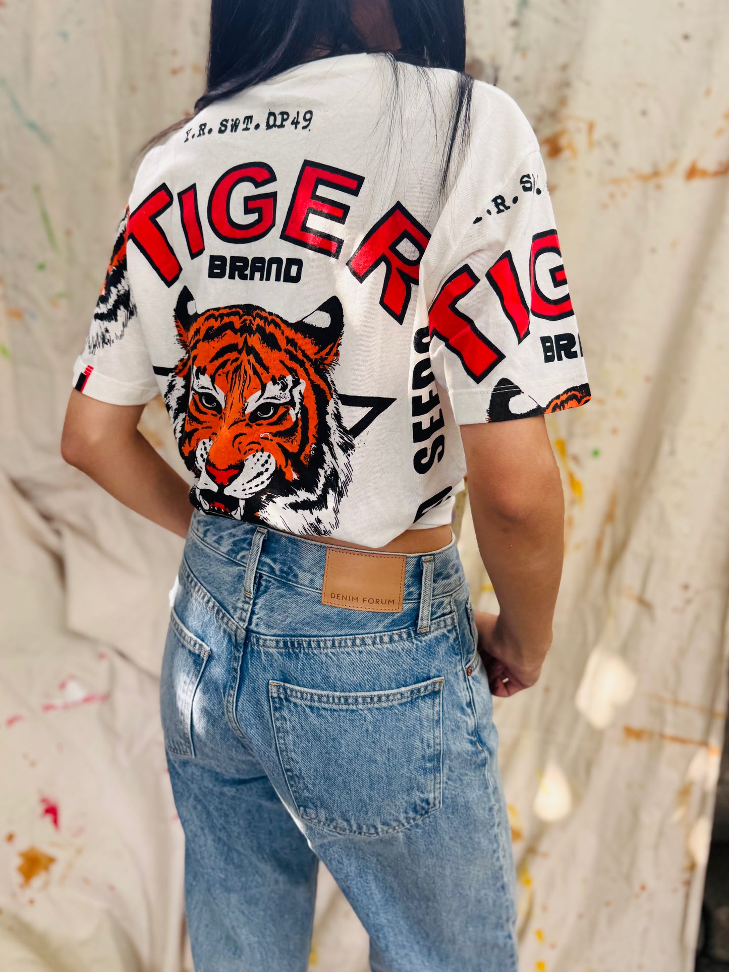 Tiger Brand Vintage Graphic Tee β Retro Seedmen Edition