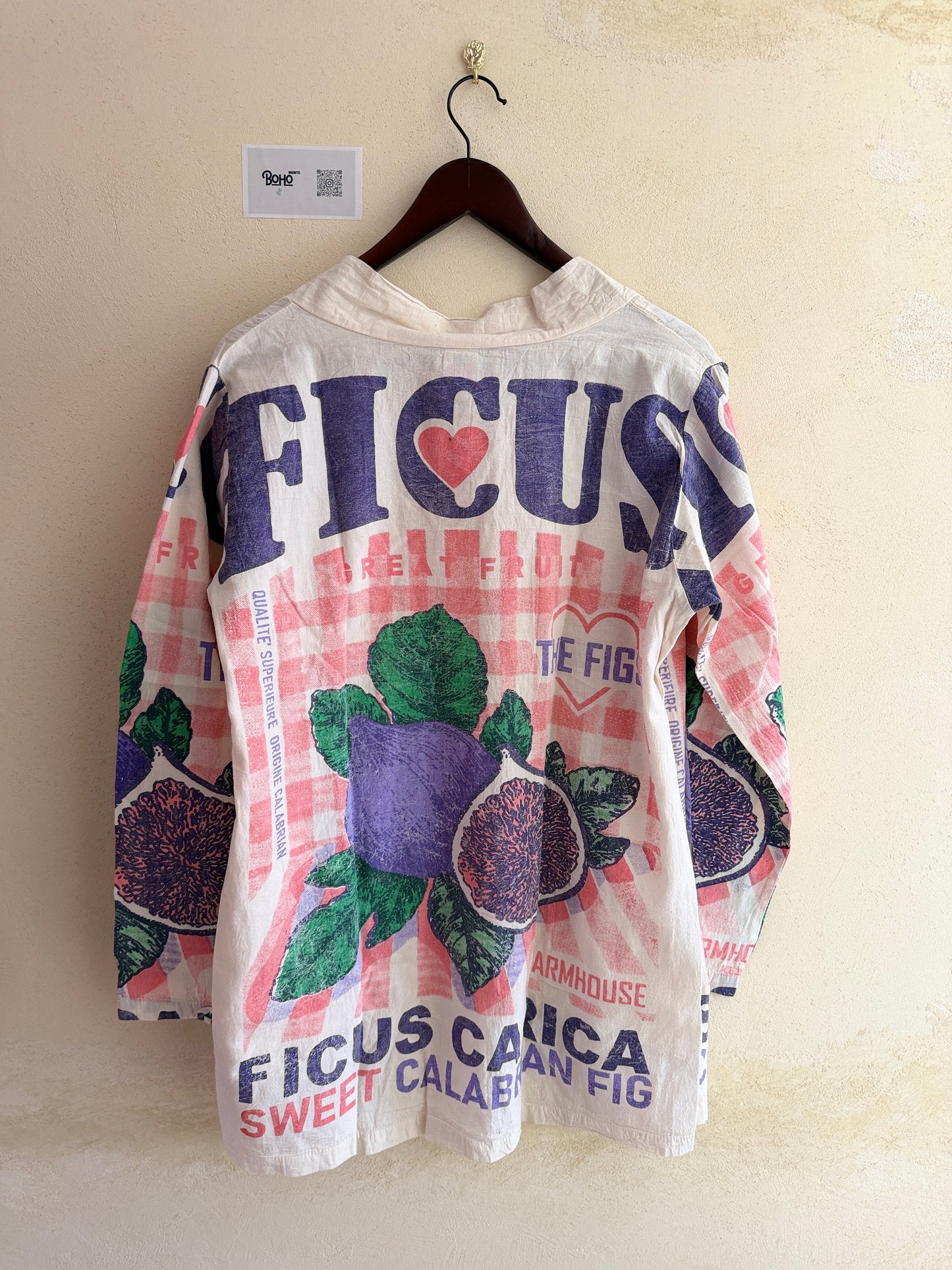 Thai Cotton Kimono Jacket – Vintage multi Prints