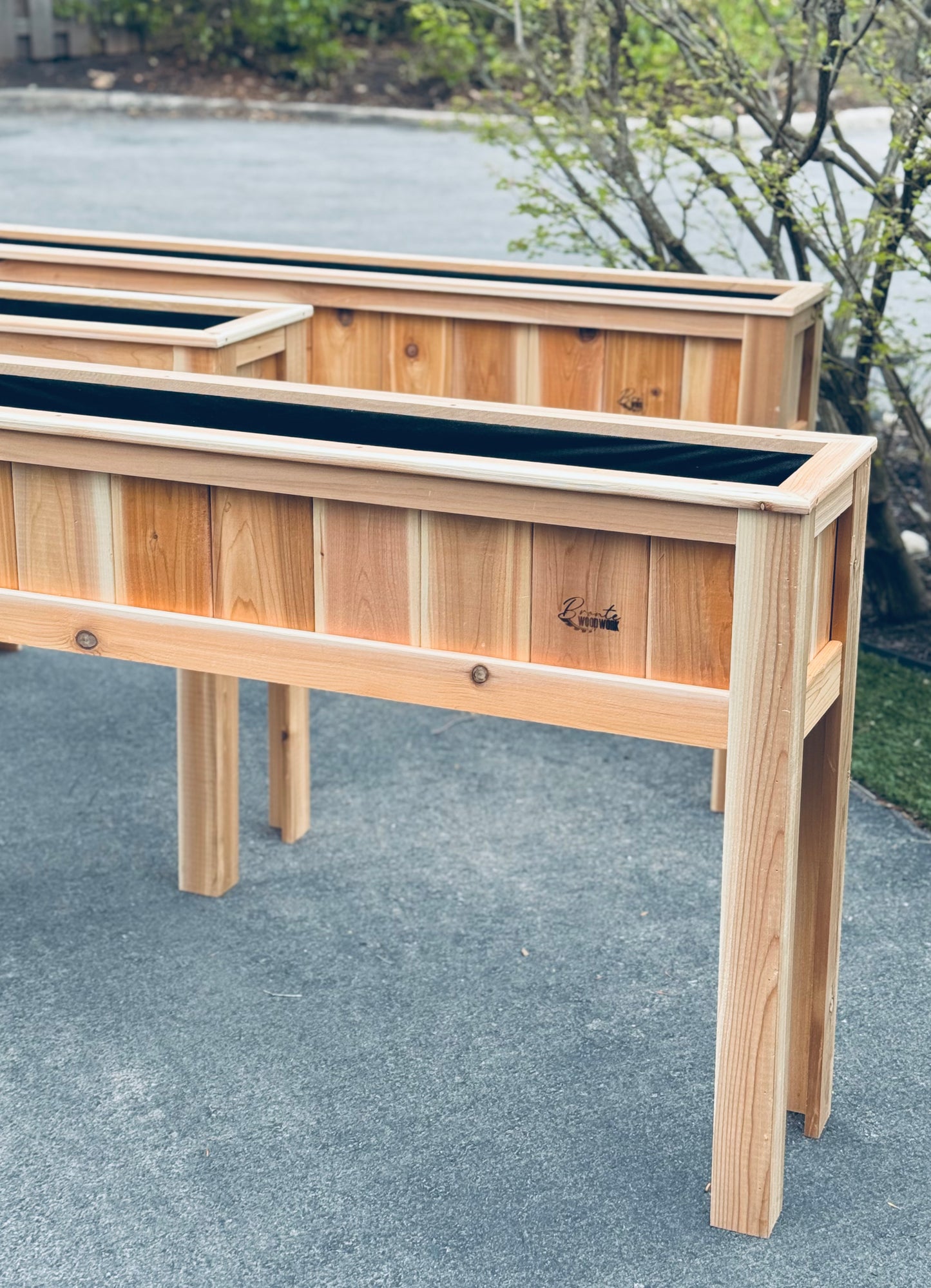 Niagara Series – Made to Measure Cedar Planter(Starting at $200) for custom sizes