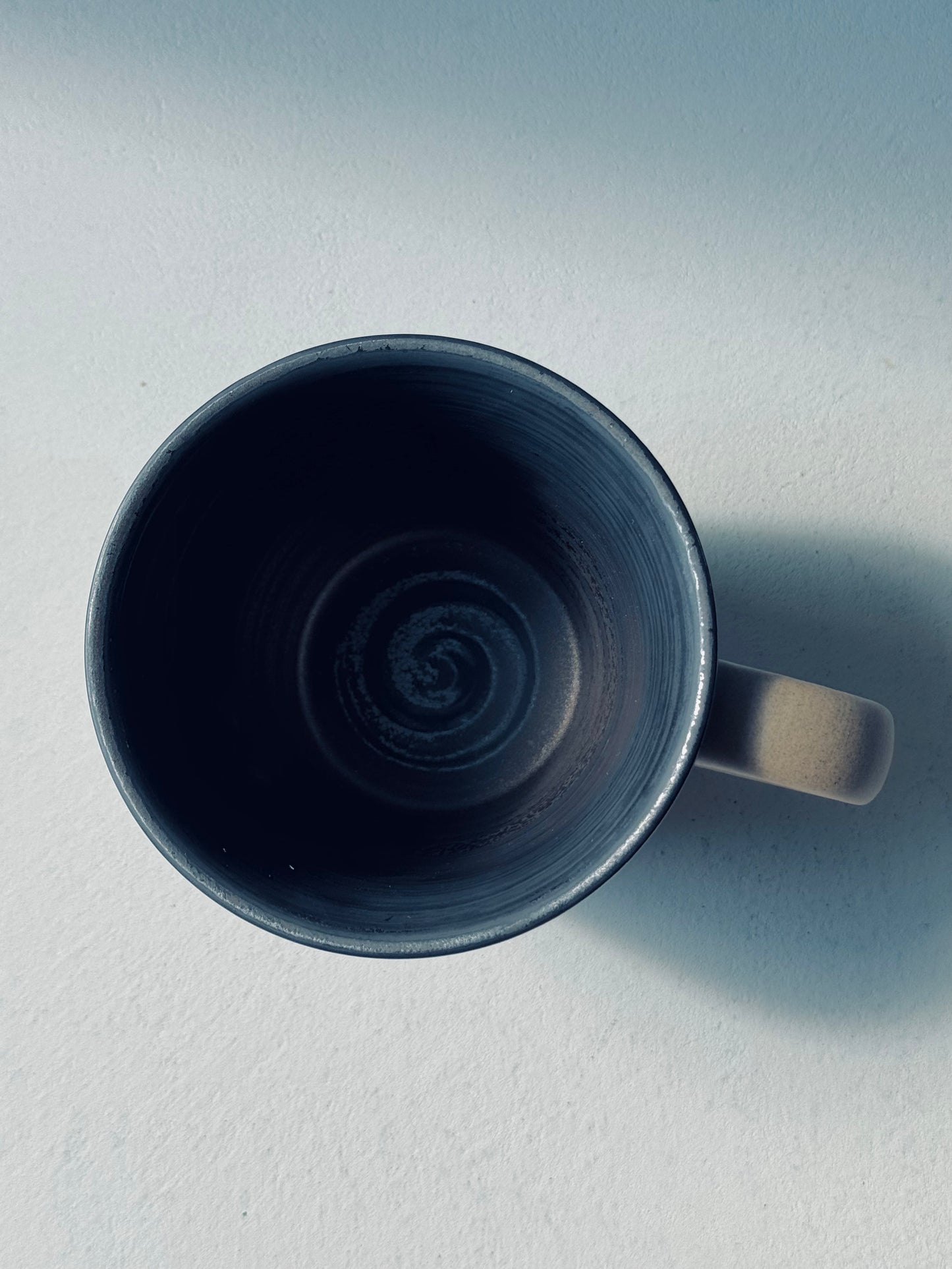Minimalist Stoneware Mug | Spiral Interior | BoHo Bronte Exclusive