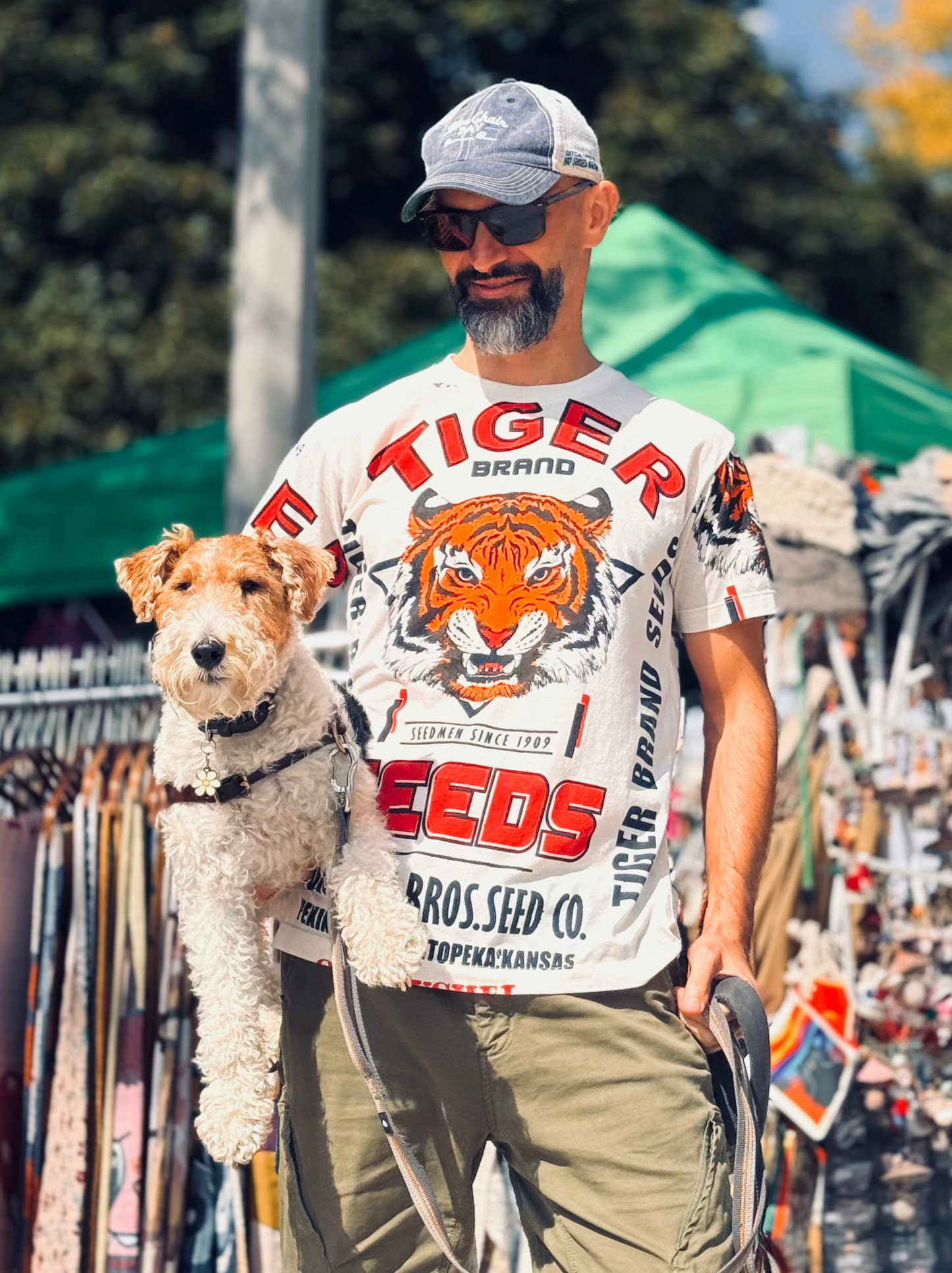 Tiger Brand Vintage Graphic Tee β Retro Seedmen Edition