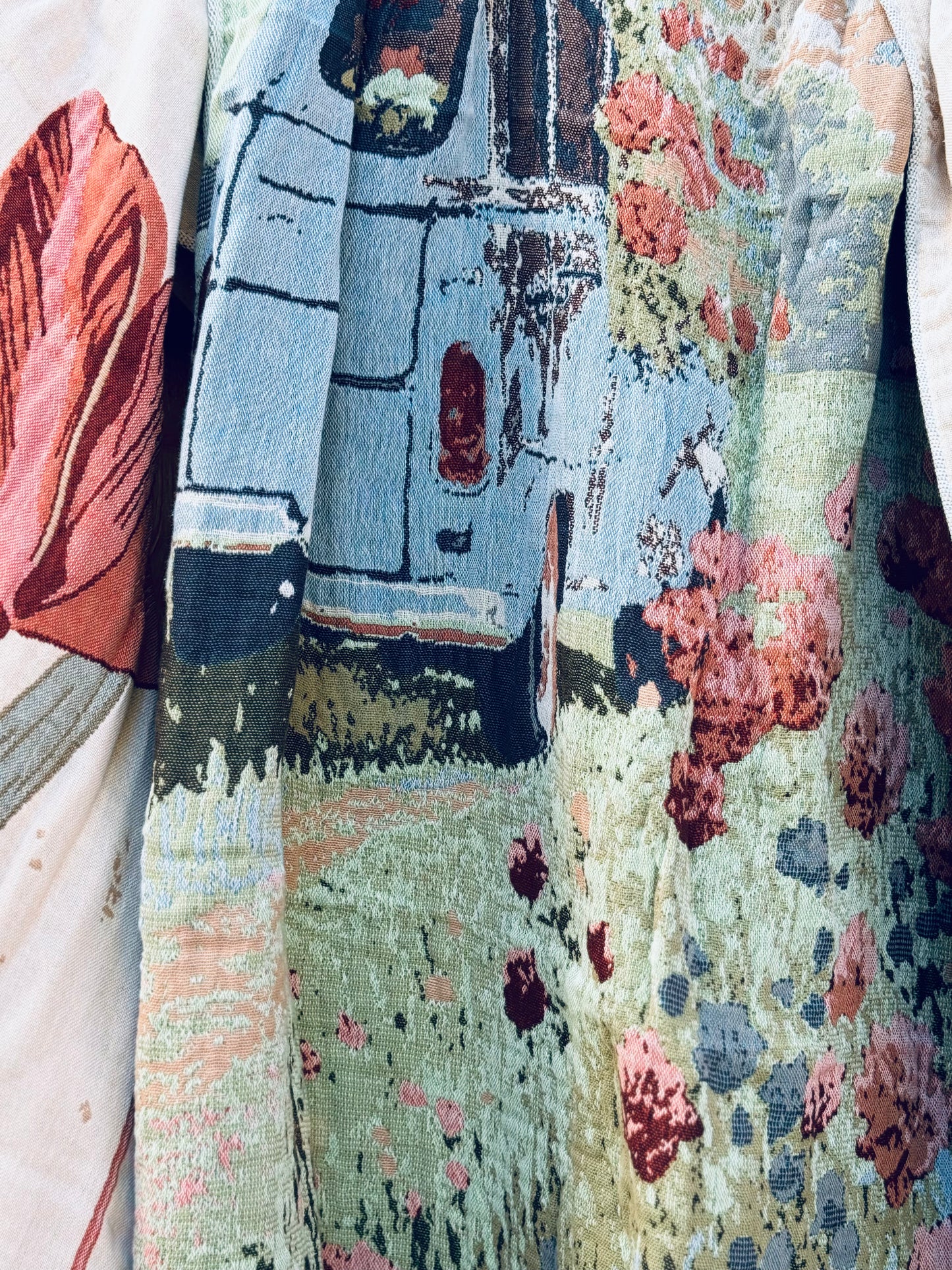 100% Cotton Woven Towel β Vintage Van Scenic Series (80Γ160 cm)