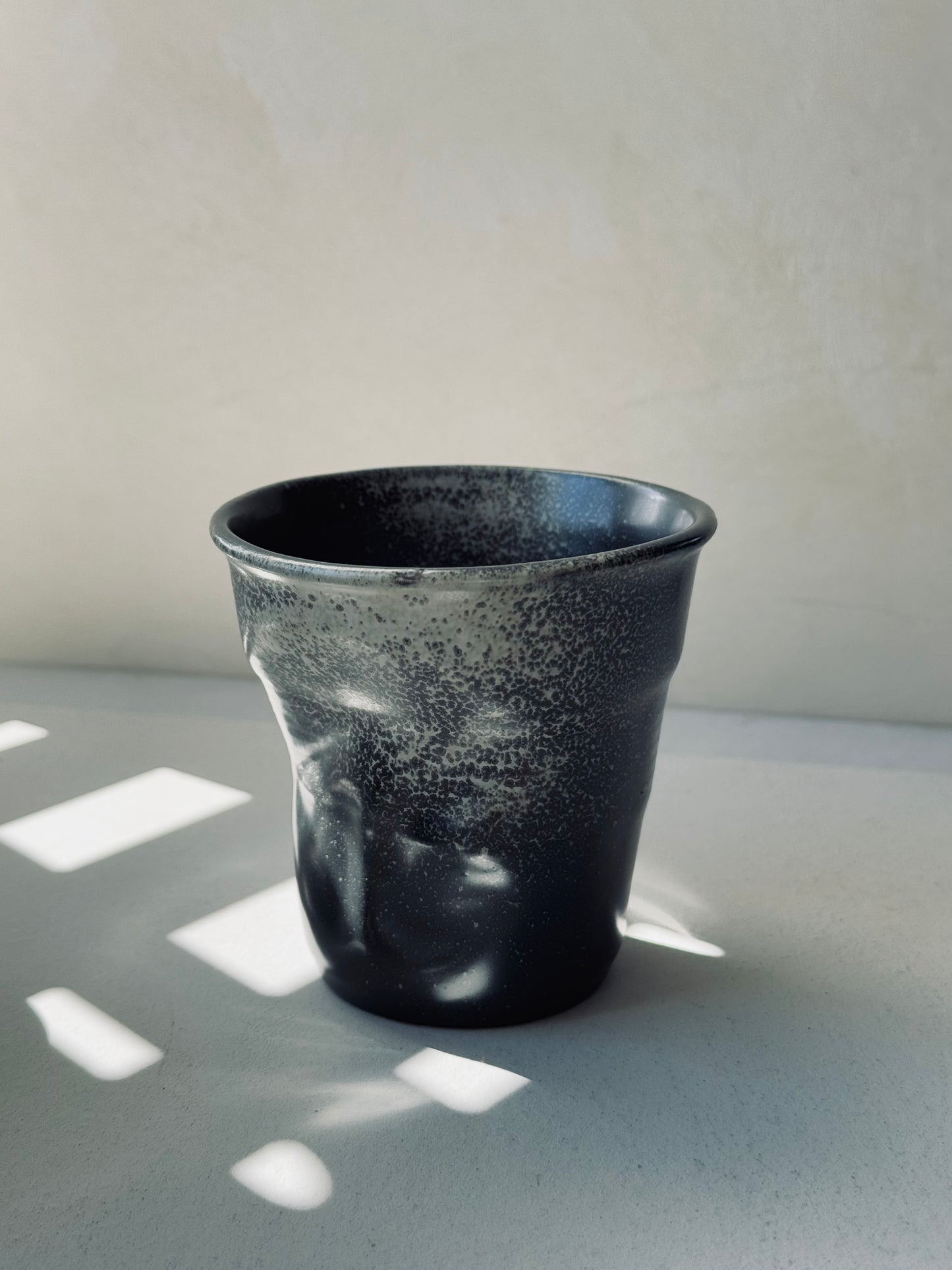 Rustic Stoneware Tumbler – Coarse Pottery Cup (220ml)