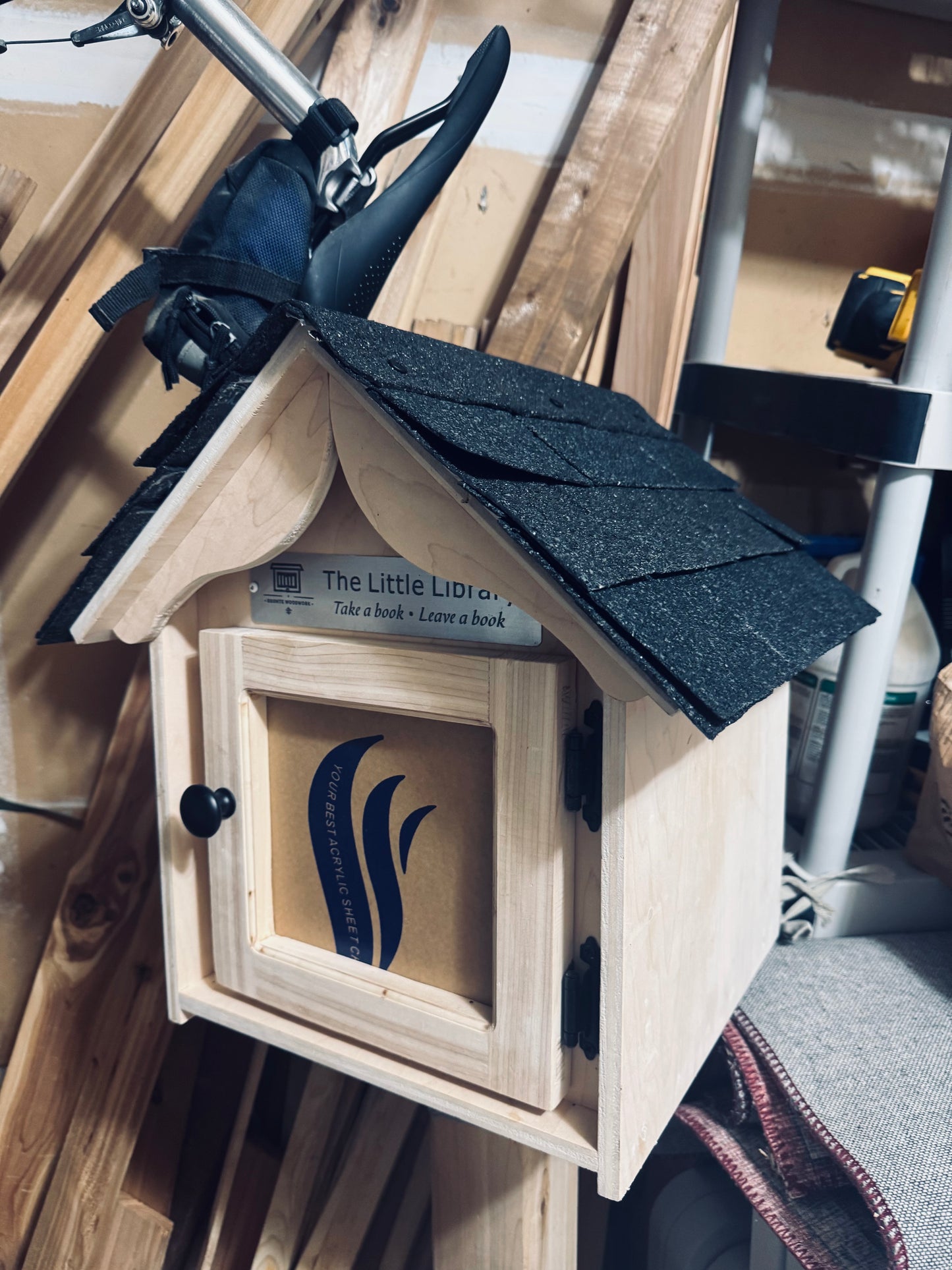The “Little Free Library” – Handcrafted Book House