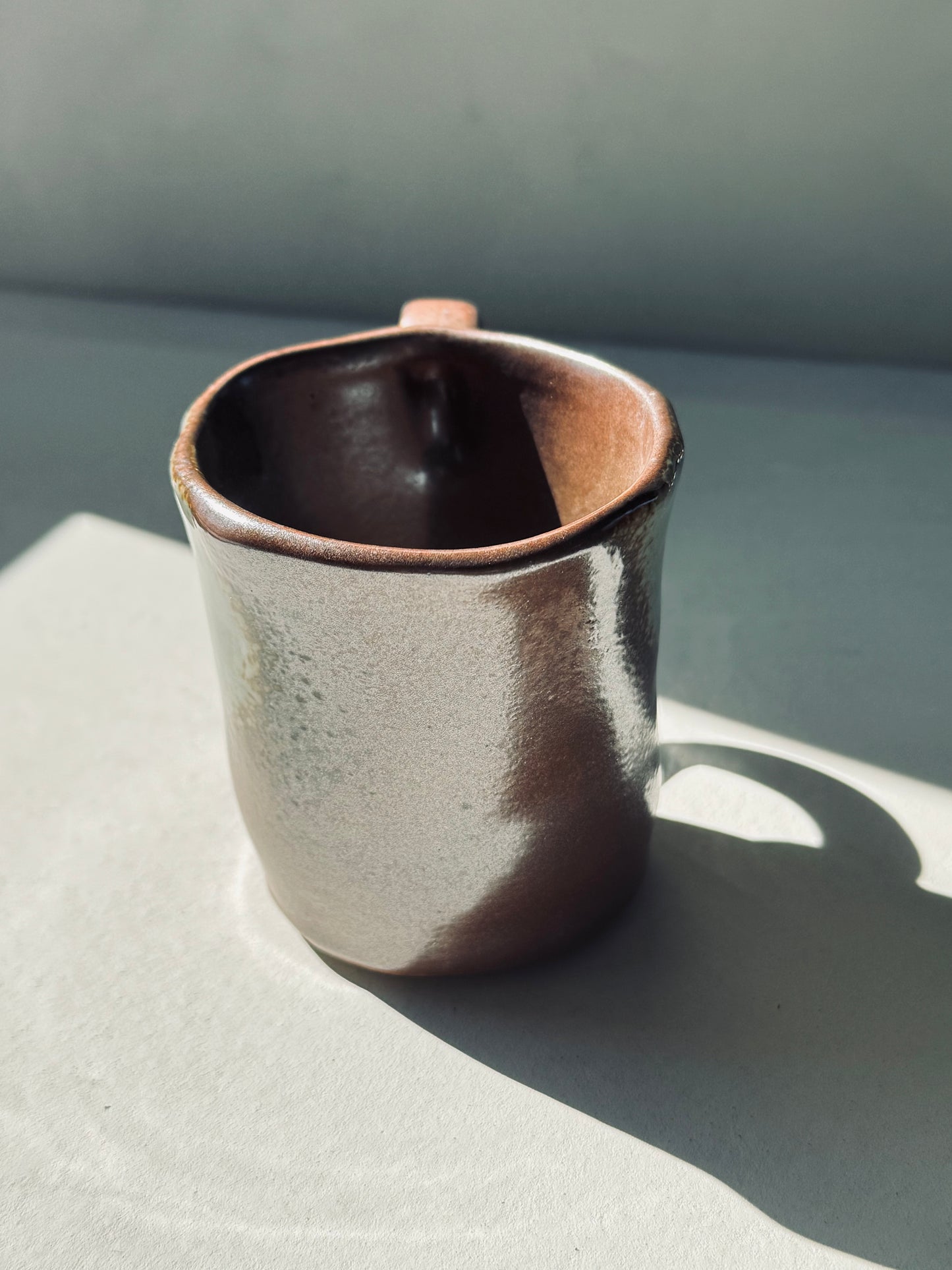 Earth & Sea Stoneware Mug | Handcrafted Ceramic | 230ml
