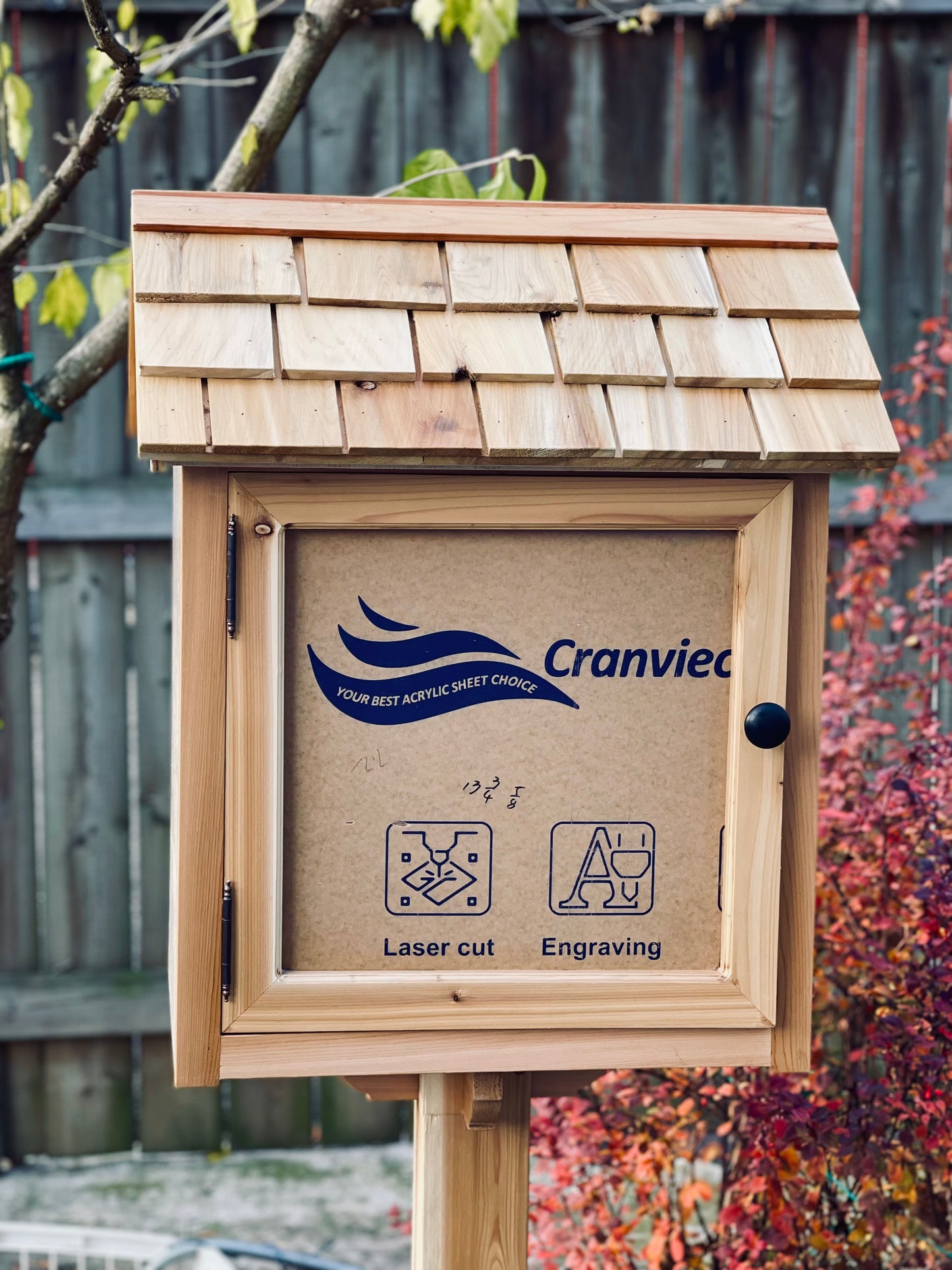2-Tier Little Free Library — Bronte Woodwork Collection