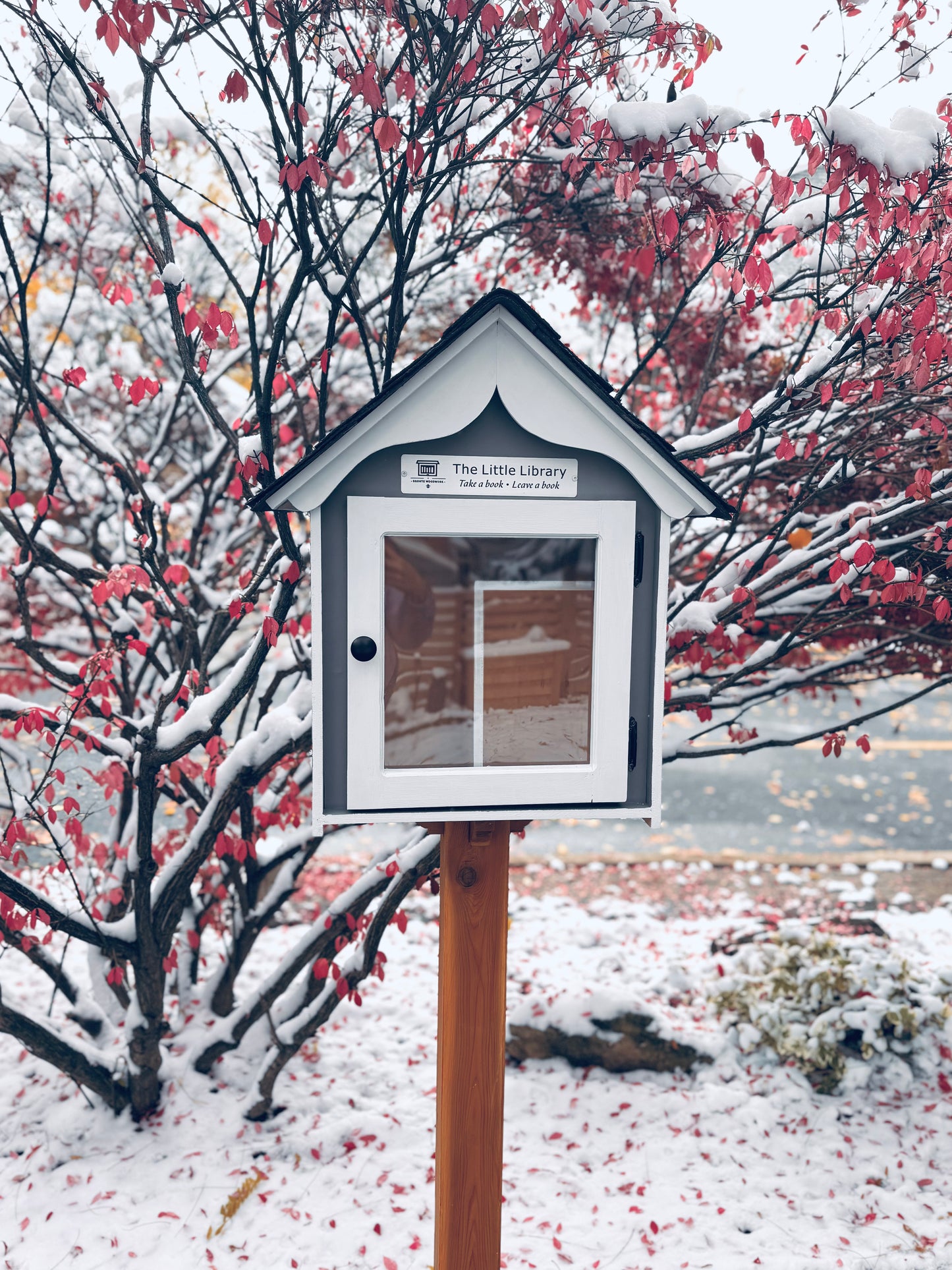 The “Little Free Library” – Handcrafted Book House
