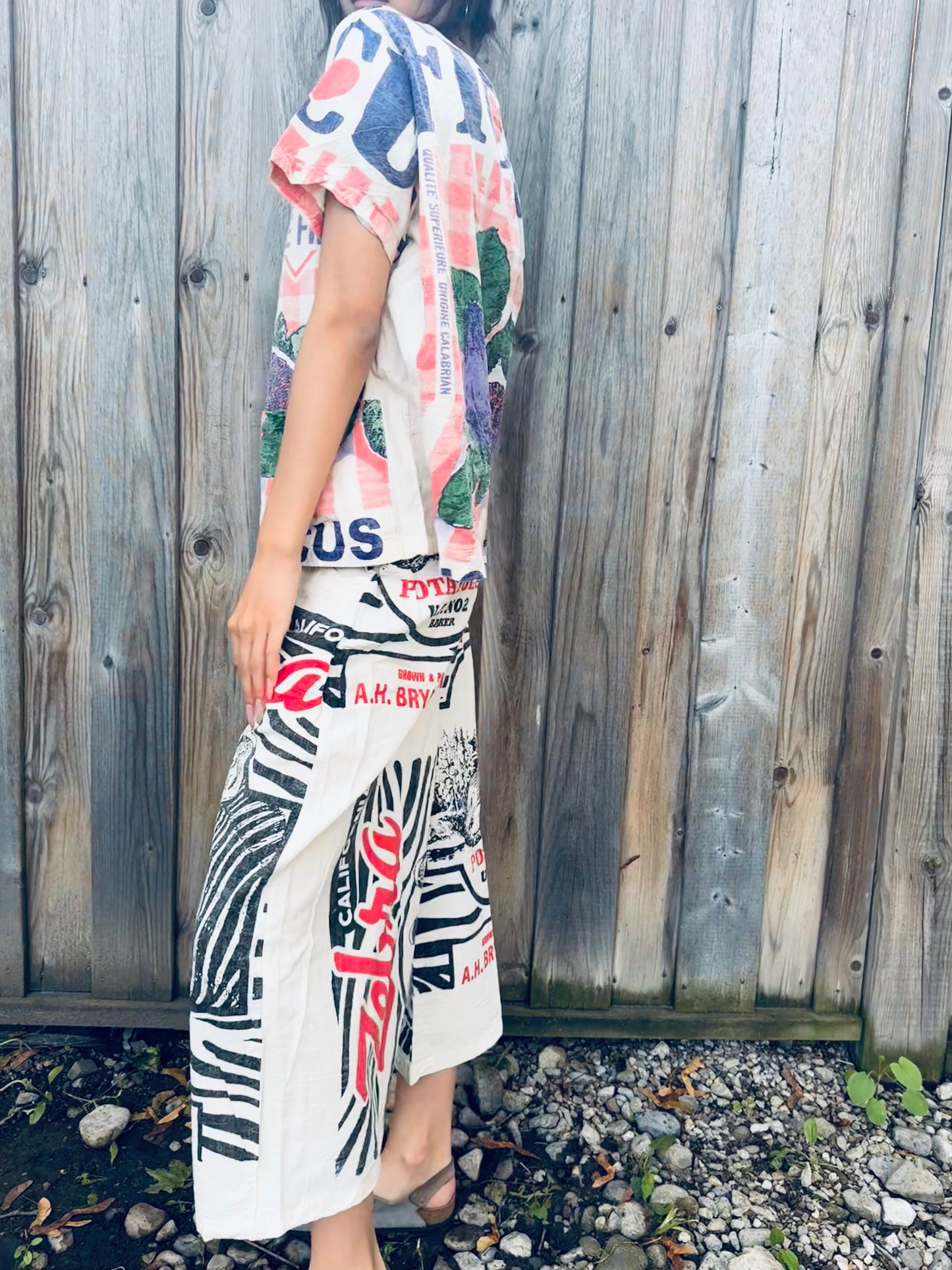 Fig Print Vintage Cotton Top – BoHo Bronte Exclusive