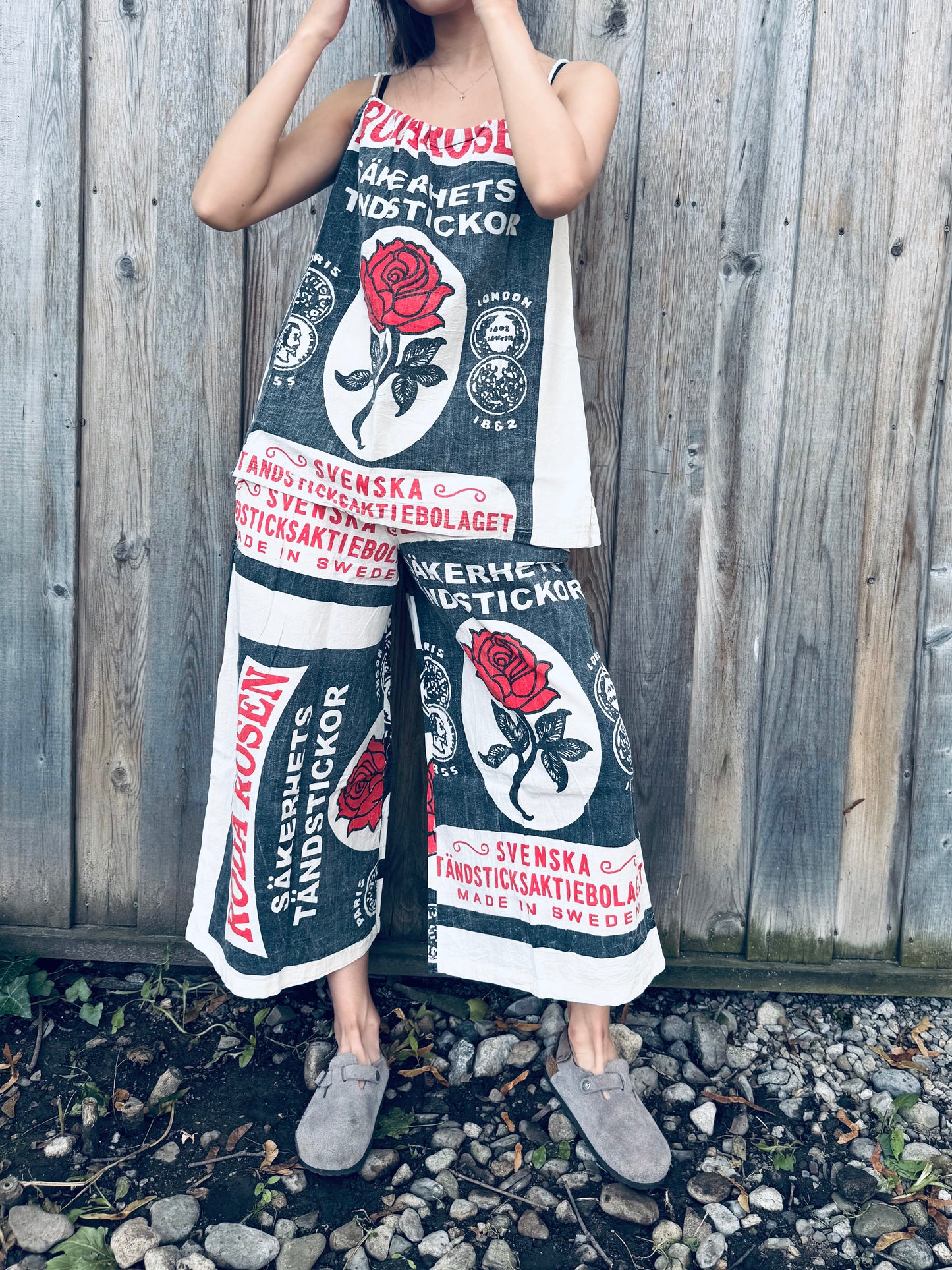 Red Rose Matchbox Cami Top