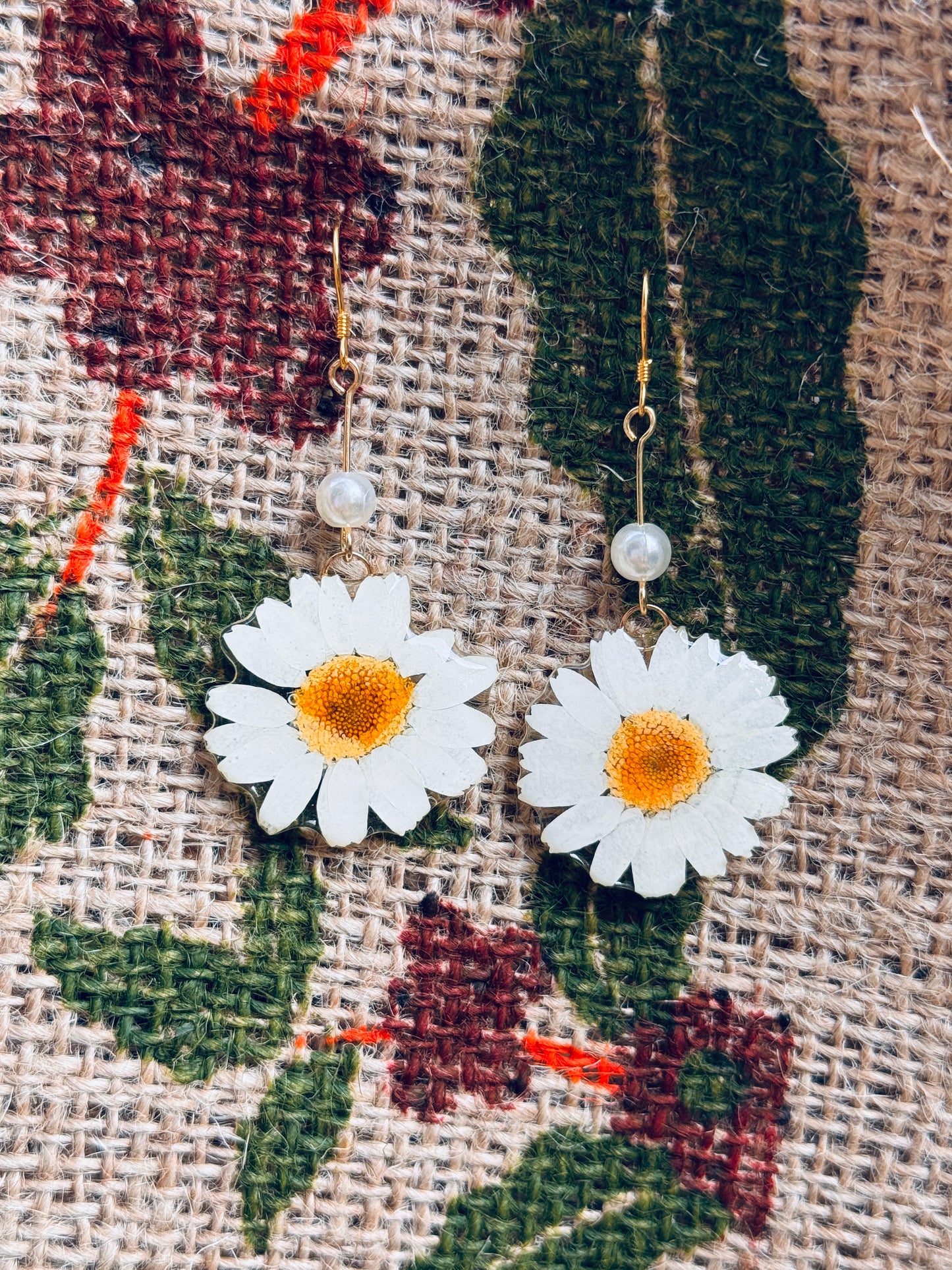 🌼 Pure Daisy 14k Hoop Earrings✨