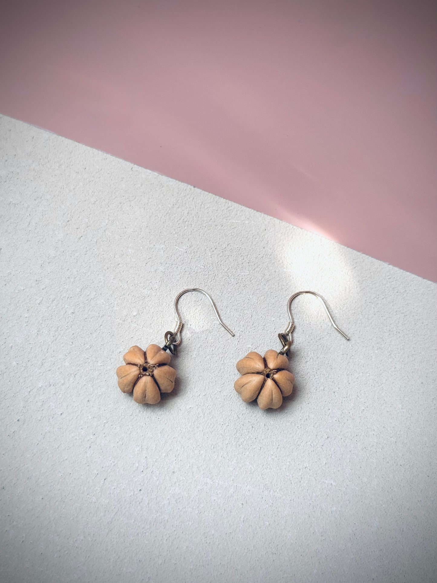 🌸 Five Blessings Bodhi Earrings 925 Silver Hook