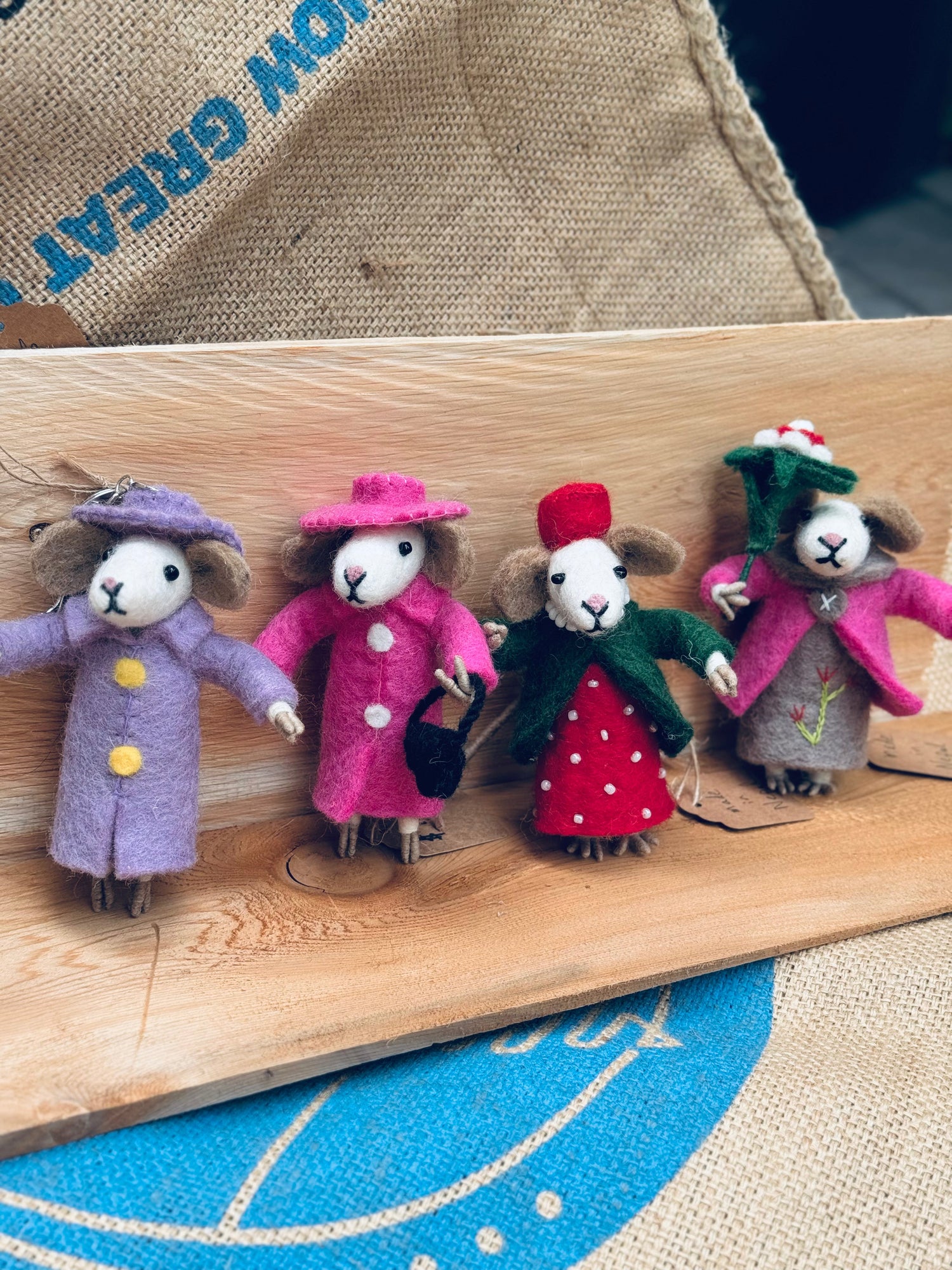 Felted Wool Charms