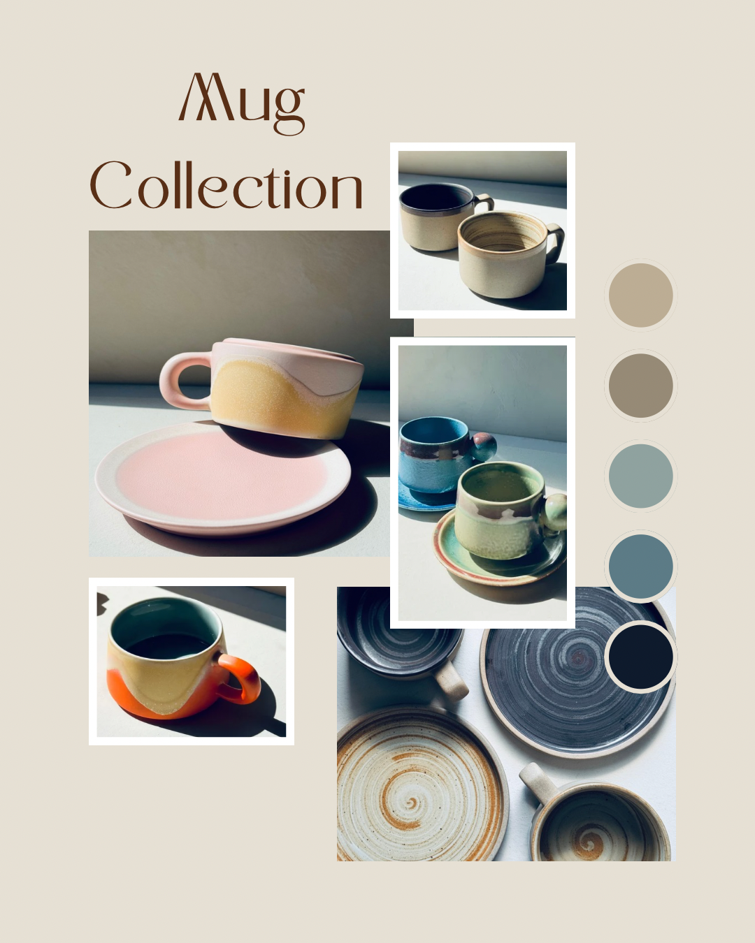 ☕️ Artisan Ceramic Mugs – BoHo Bronte Exclusive