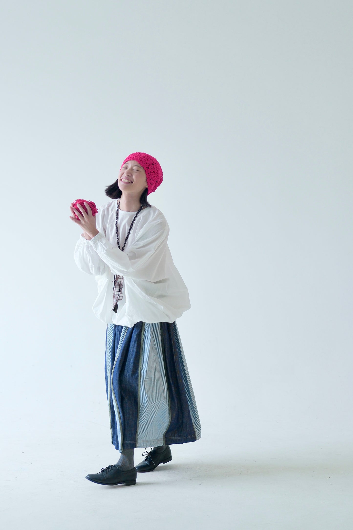 Patchwork Wide Hem Skirt – Made in Japan