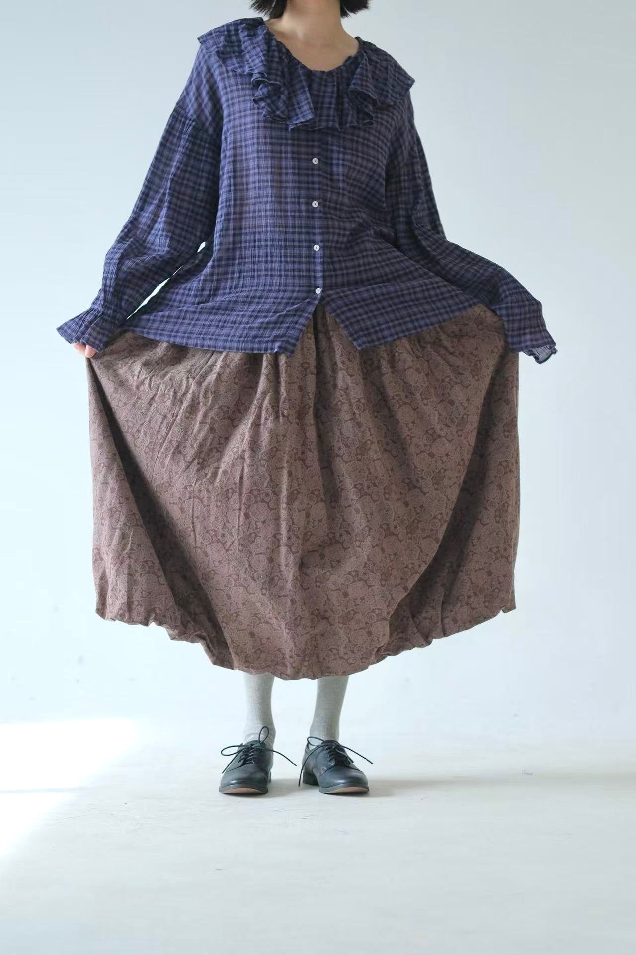 Reversible Autumn Skirt – Heavy Cotton