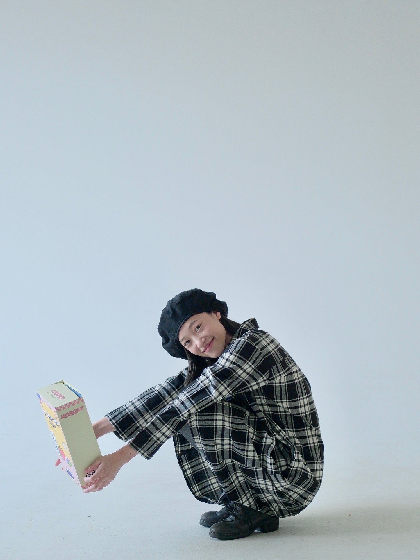 Plaid Cotton Shirt Dress