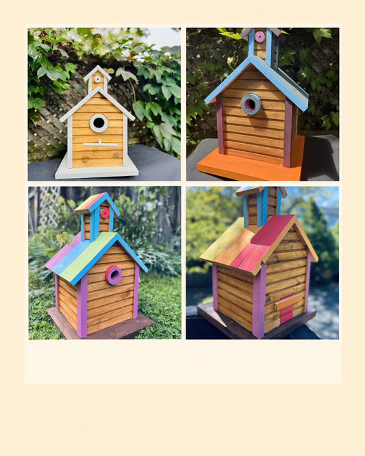 Cedar Birdhouse – Handcrafted Outdoor Nesting House | Made in Oakville 🇨🇦