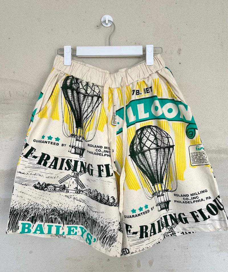 Vintage Thai Cotton Shorts – Retro Graphic Prints