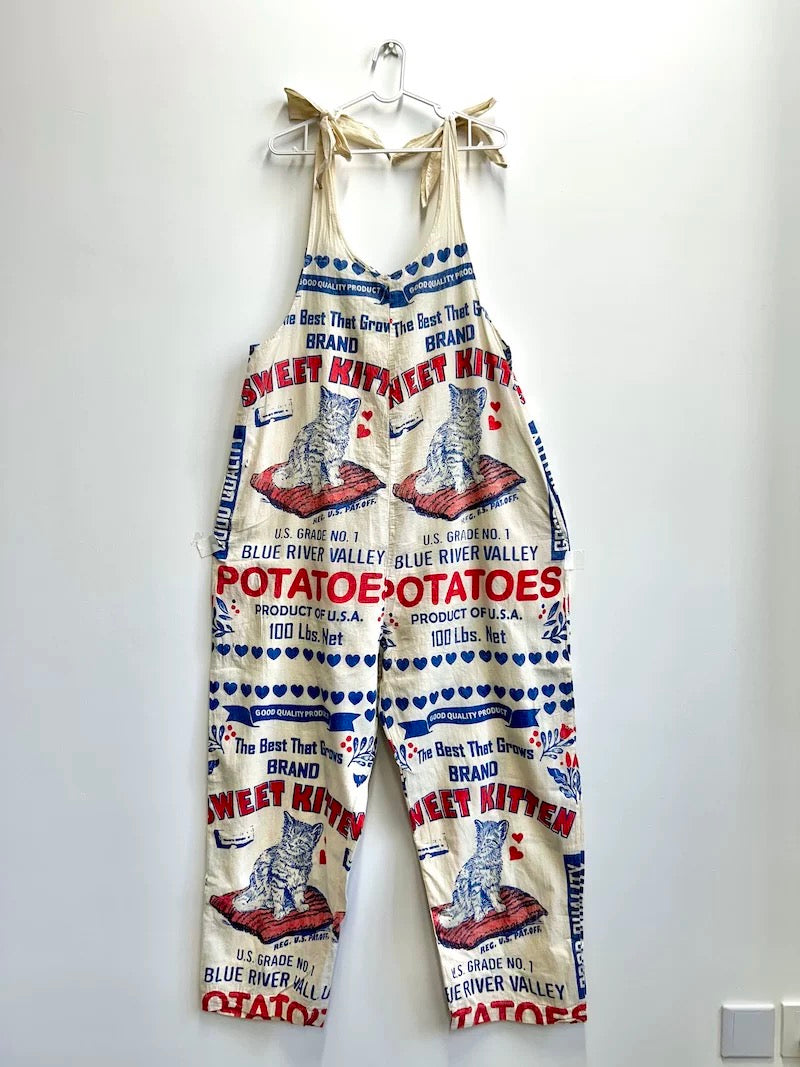Vintage Thai Cotton Jumpsuit