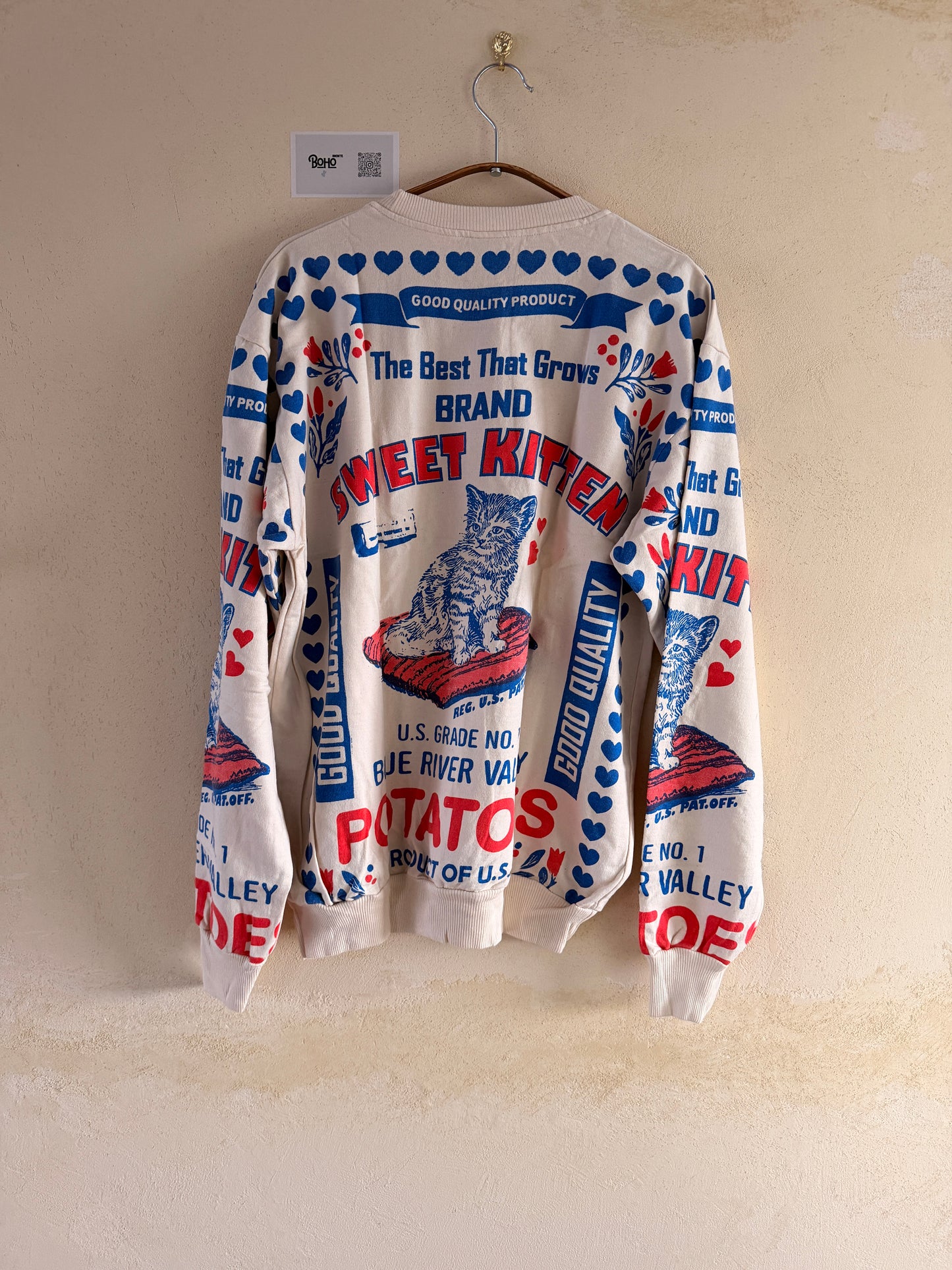 Our Most Popular Vintage Graphic Sweatshirt | Thailand Made | Magnolia, King, Figs, Kitten, Lemon Prints