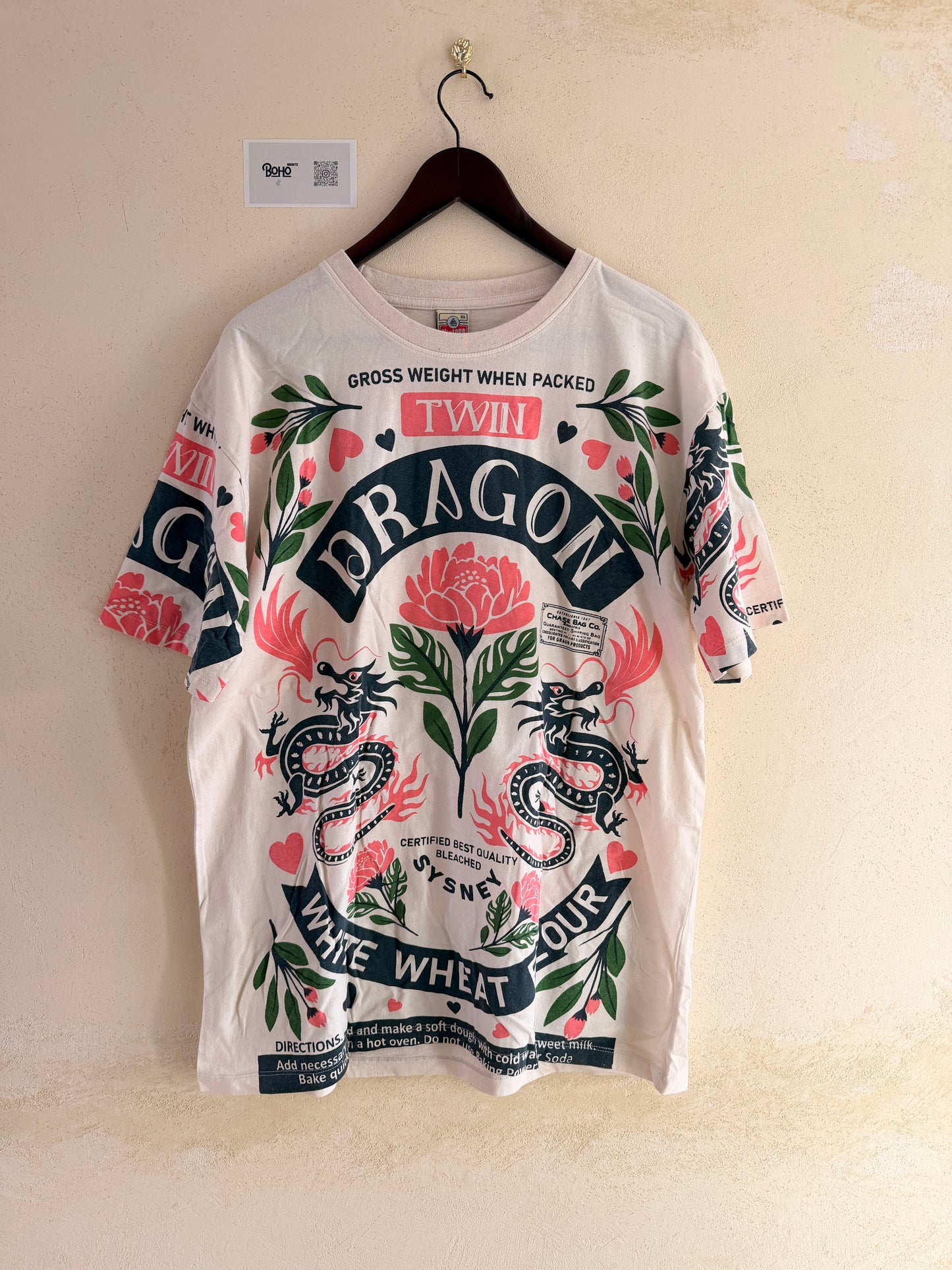 Vintage Graphic Oversized Tee – L/XL