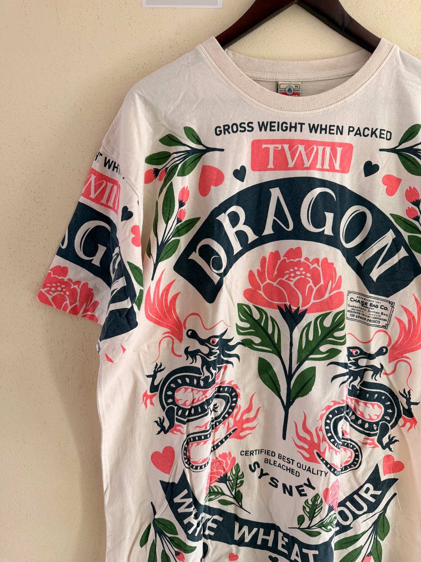 Vintage Graphic Oversized Tee – L/XL
