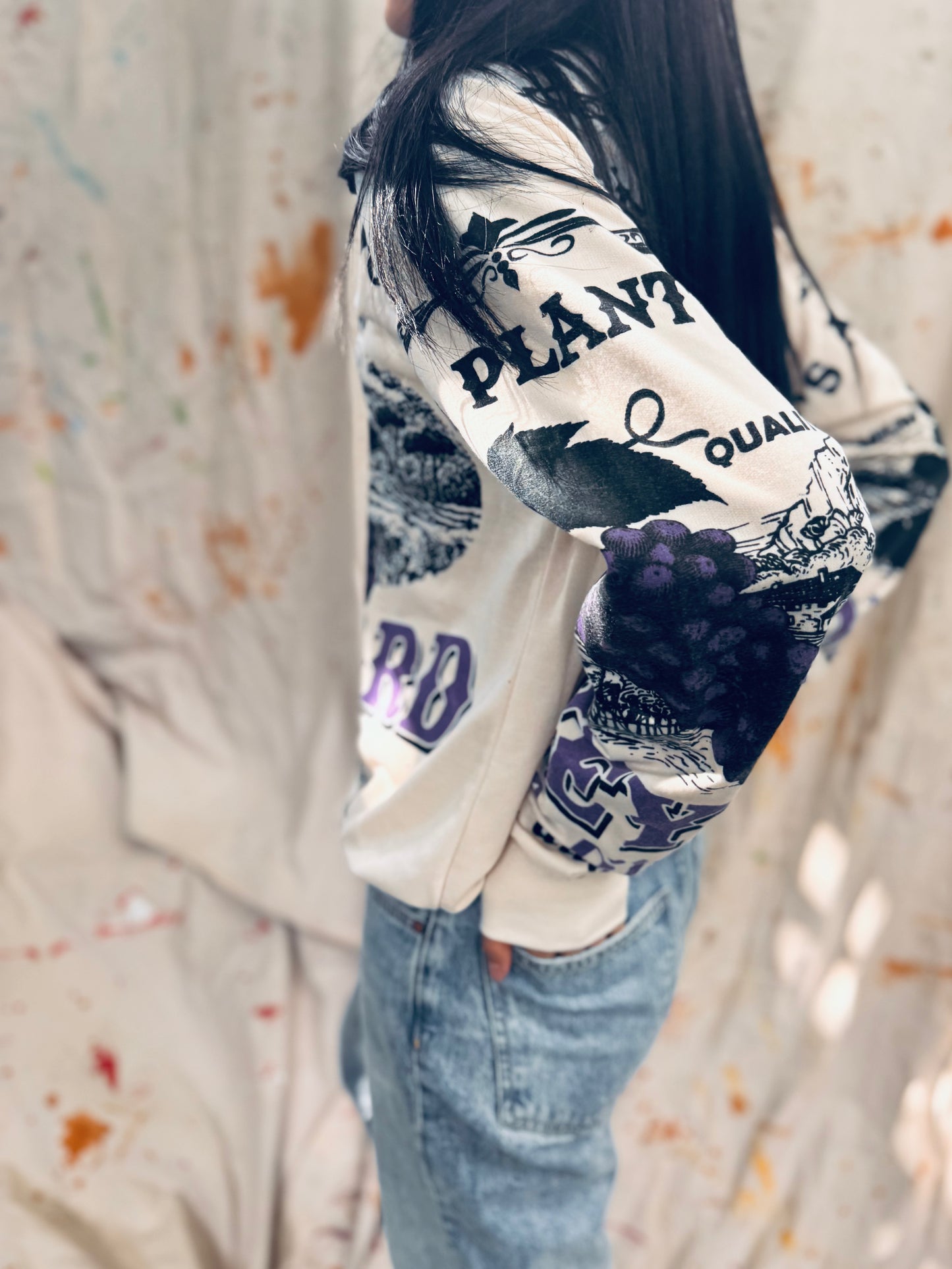 Thailand Sack Edit – “Vineyard” Graphic Sweatshirt