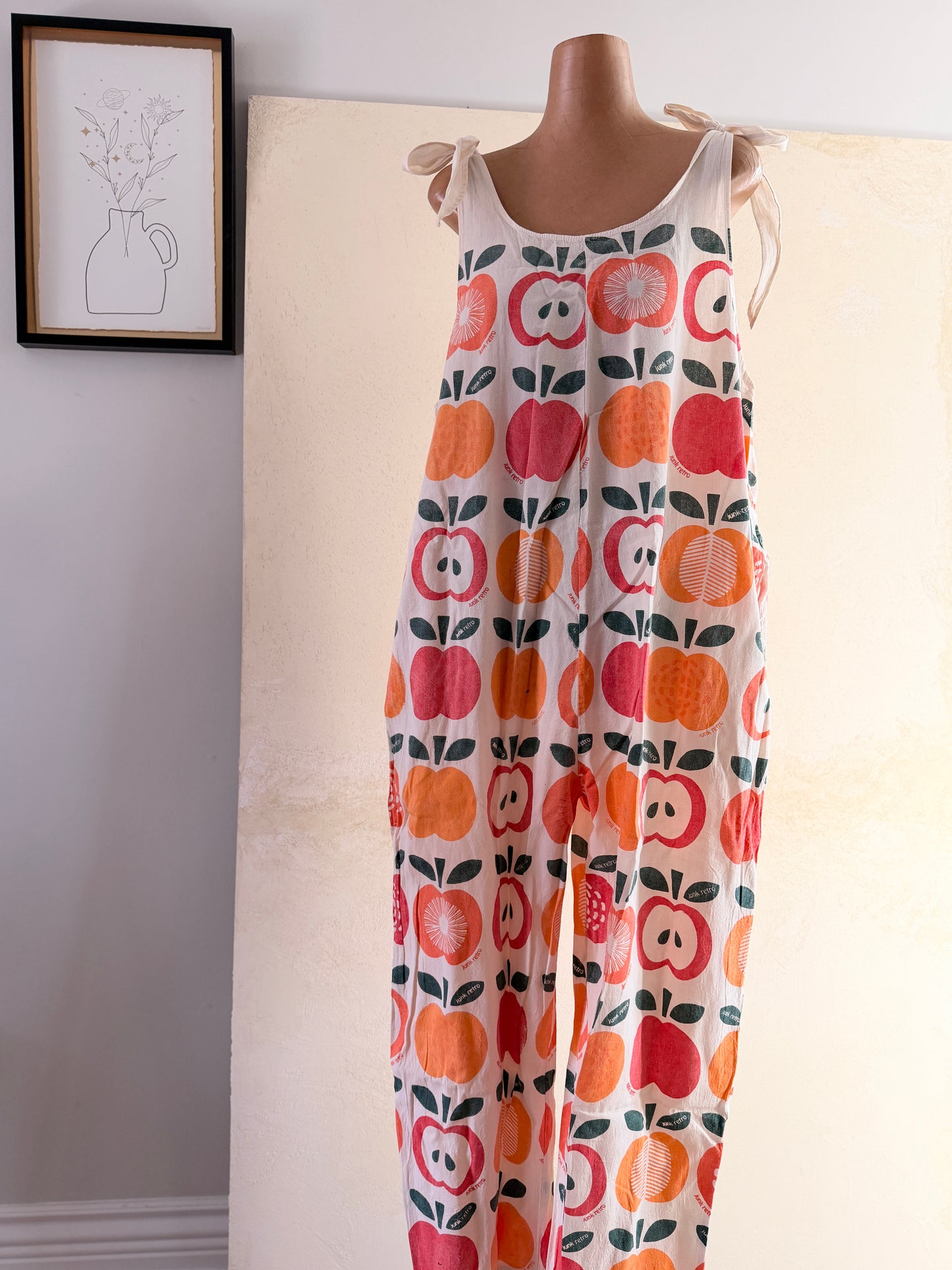 Vintage Thai Cotton Jumpsuit