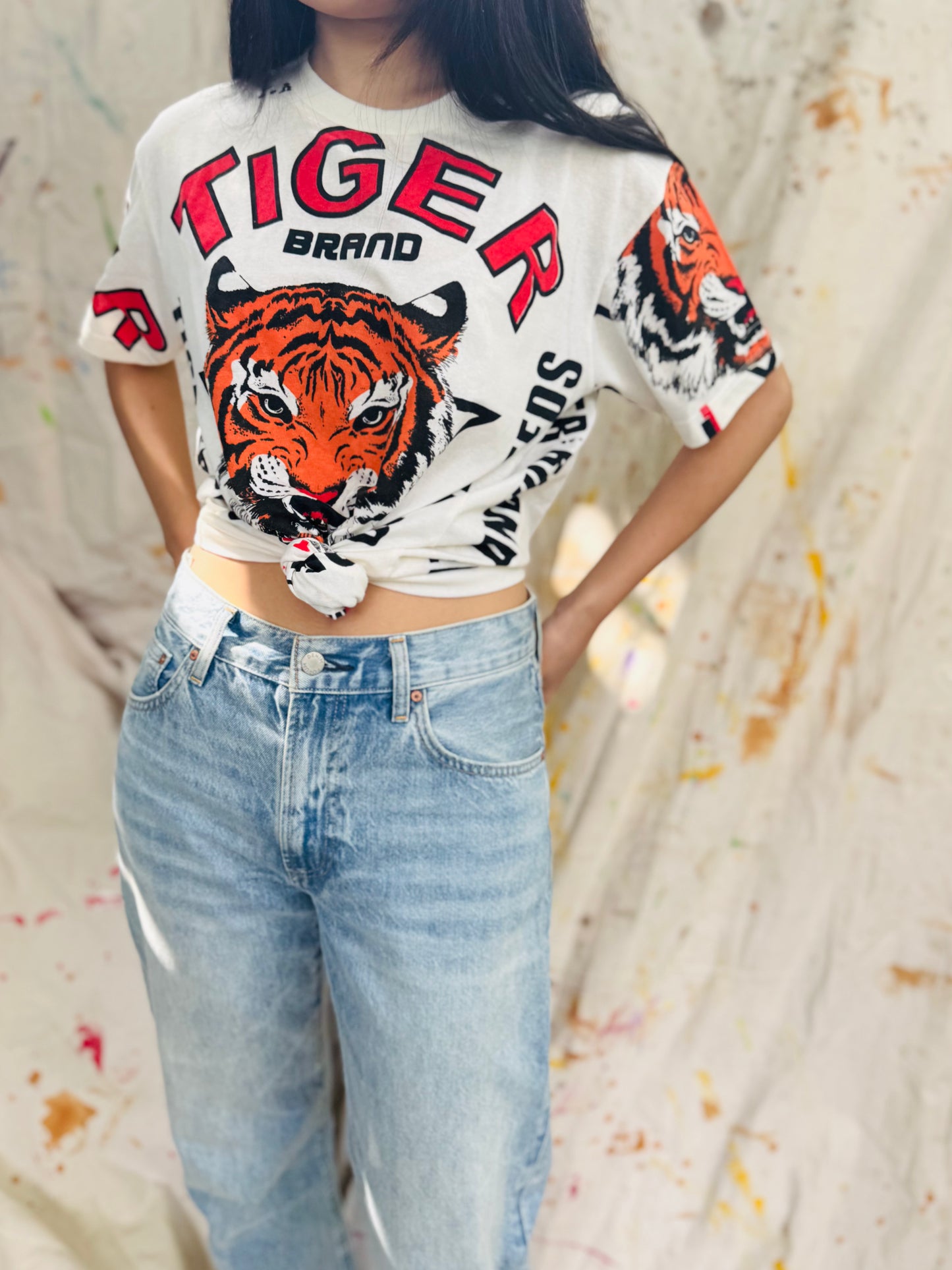 Tiger Brand Vintage Graphic Tee – Retro Seedmen Edition