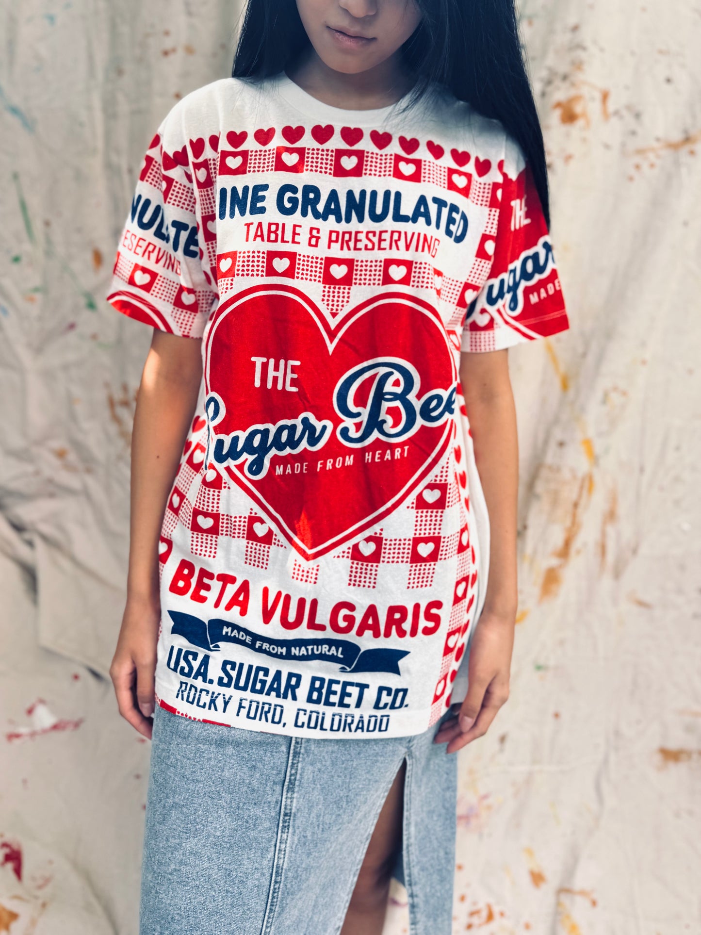 Vintage Retro Graphic Tee – Sugar Beet & Raggedy Ann Edition