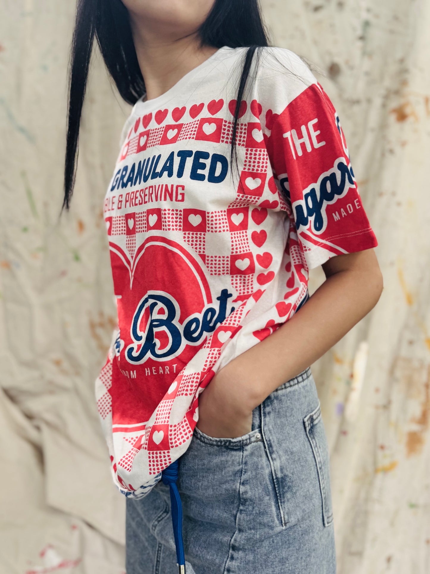 Vintage Retro Graphic Tee – Sugar Beet & Raggedy Ann Edition