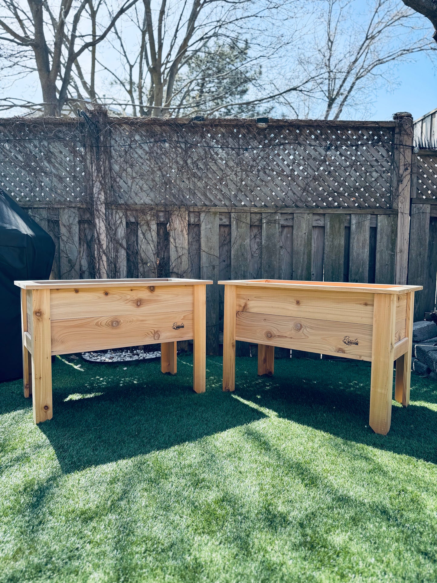 Dundas Line – Premium Cedar Raised Planters (23” Height)