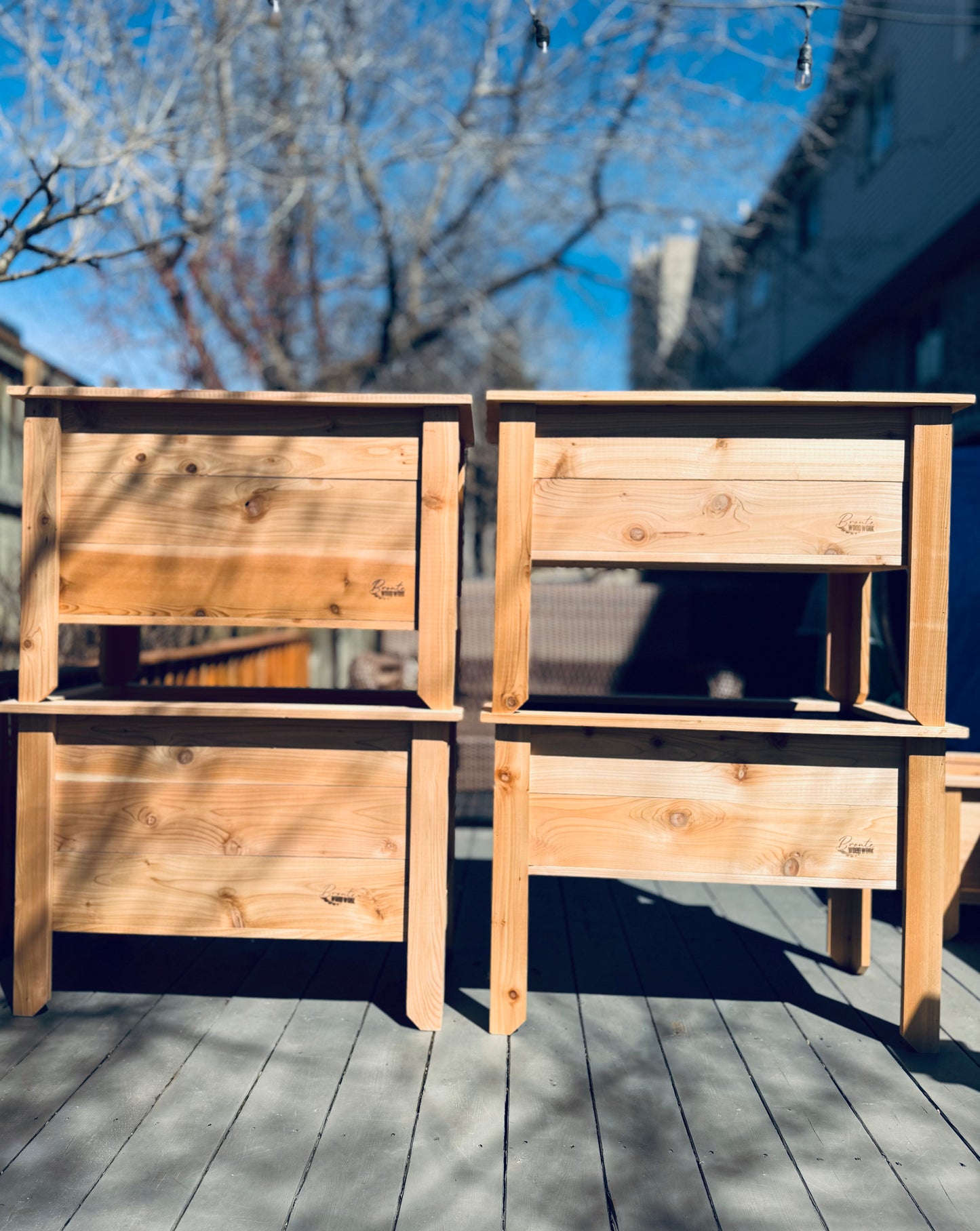 Dundas Line – Premium Cedar Raised Planters (23” Height)