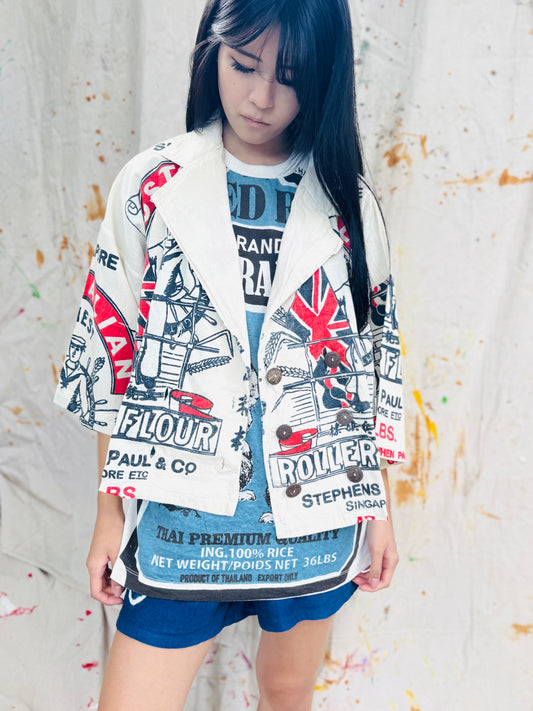 Roller Flour Vintage Graphic Jacket – Union Red Edition