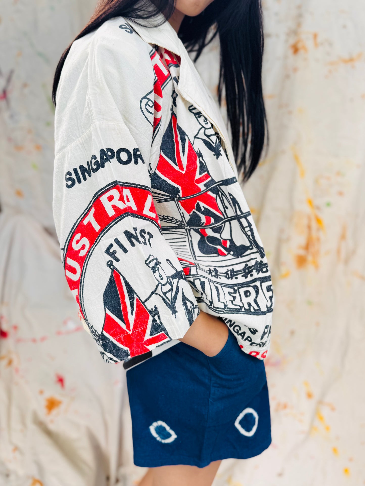 Roller Flour Vintage Graphic Jacket – Union Red Edition