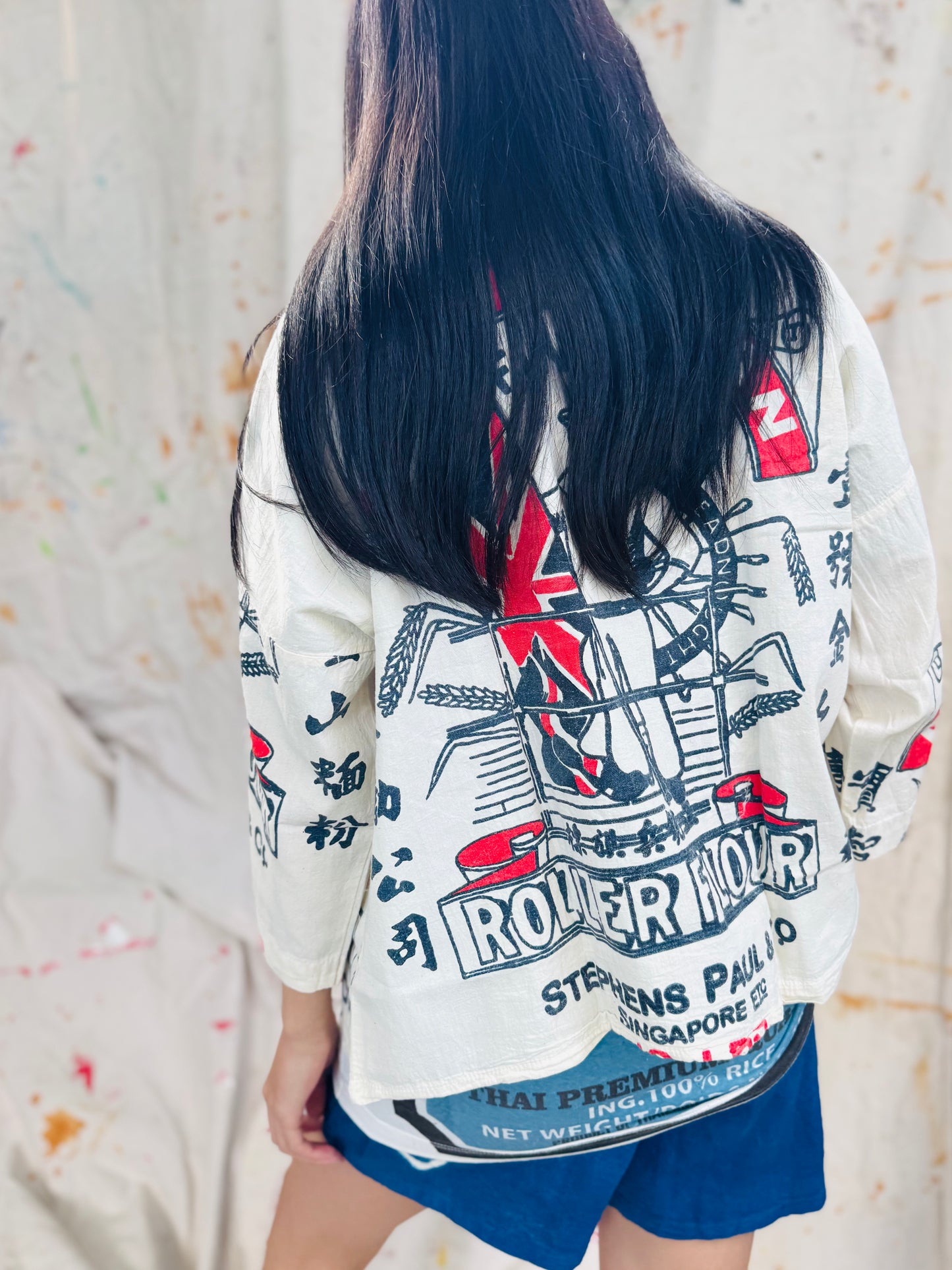 Roller Flour Vintage Graphic Jacket – Union Red Edition