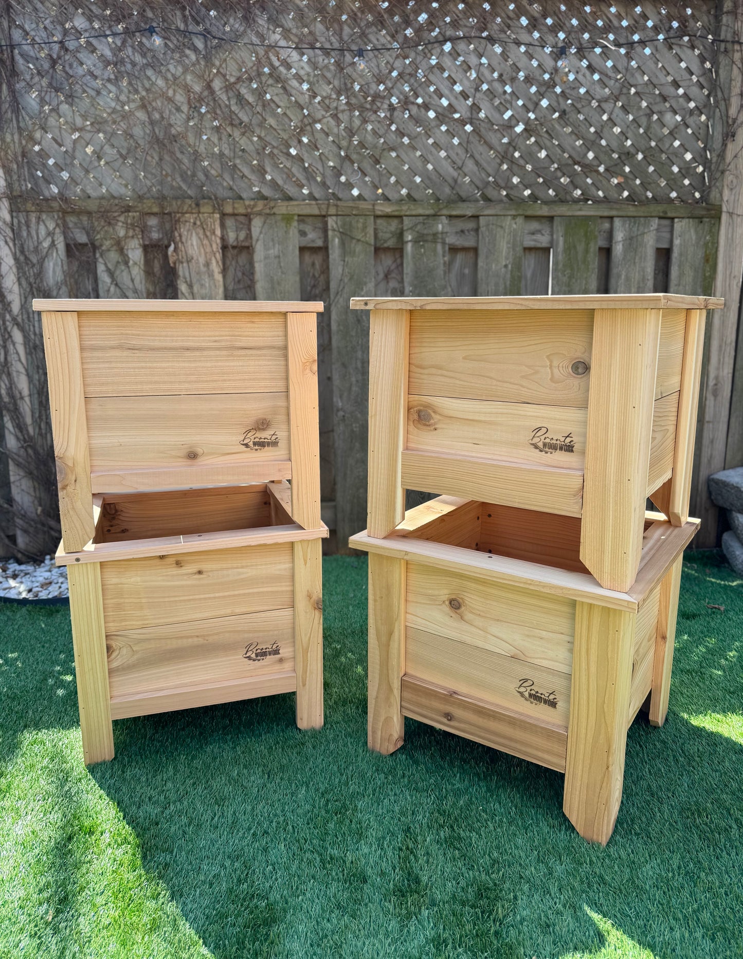 Dundas Line – Premium Cedar Raised Planters (23” Height)