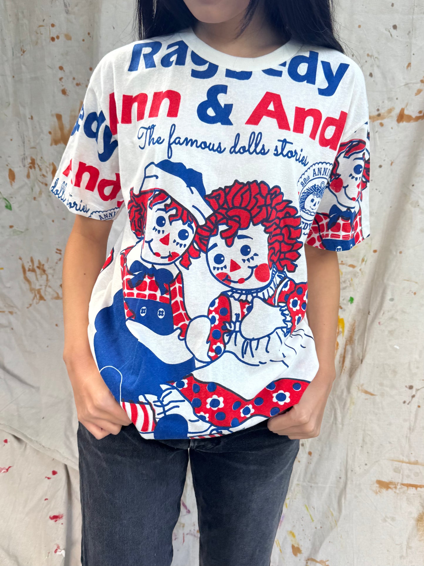Vintage Retro Graphic Tee – Sugar Beet & Raggedy Ann Edition