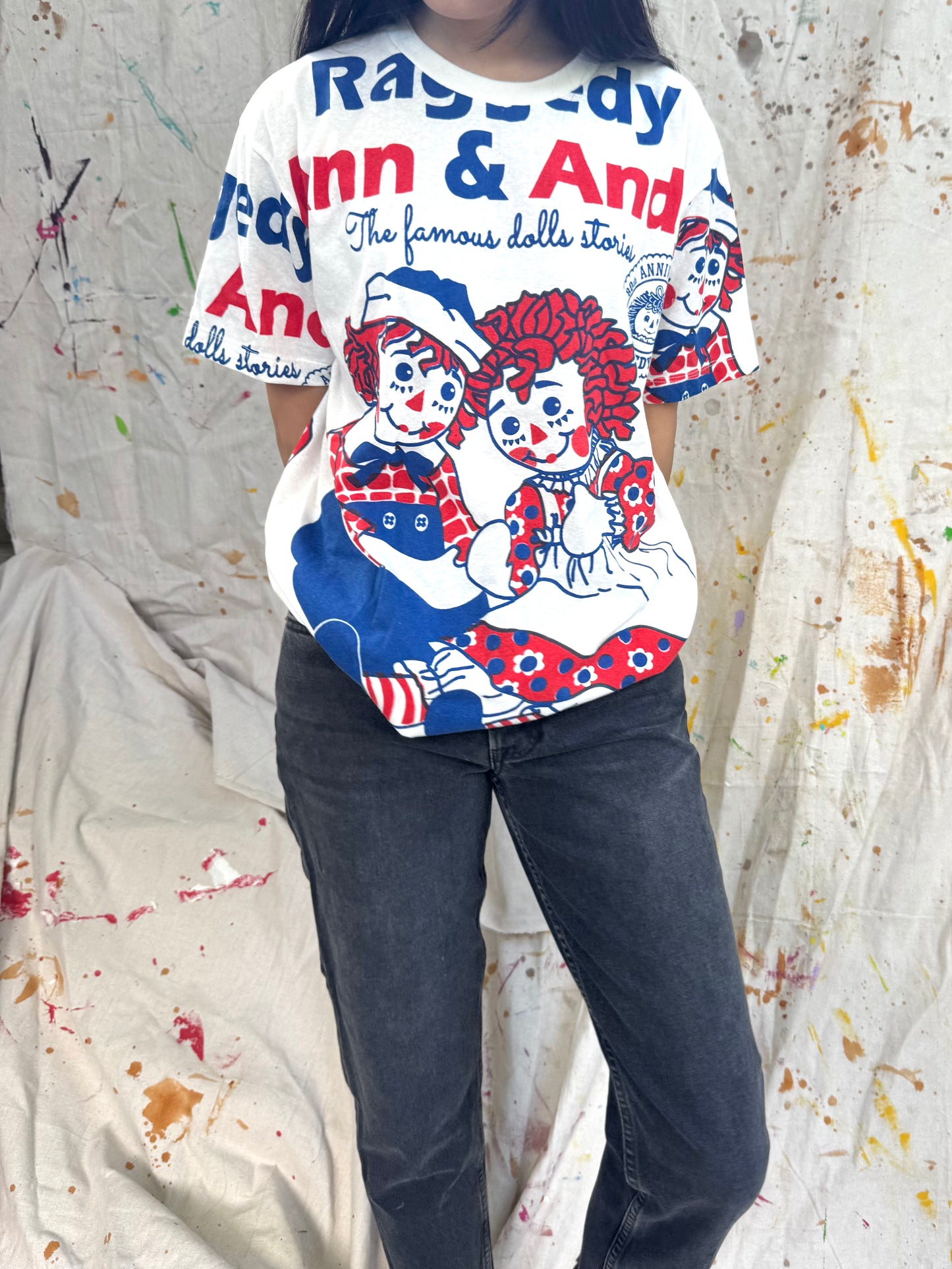 Vintage Retro Graphic Tee – Sugar Beet & Raggedy Ann Edition