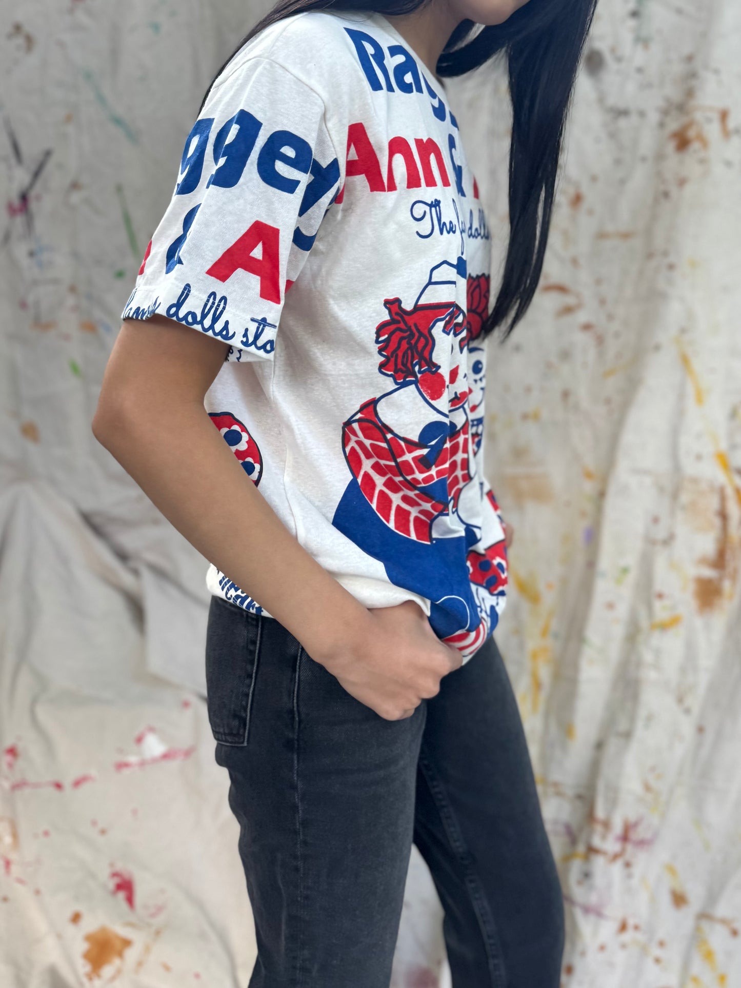 Vintage Retro Graphic Tee – Sugar Beet & Raggedy Ann Edition