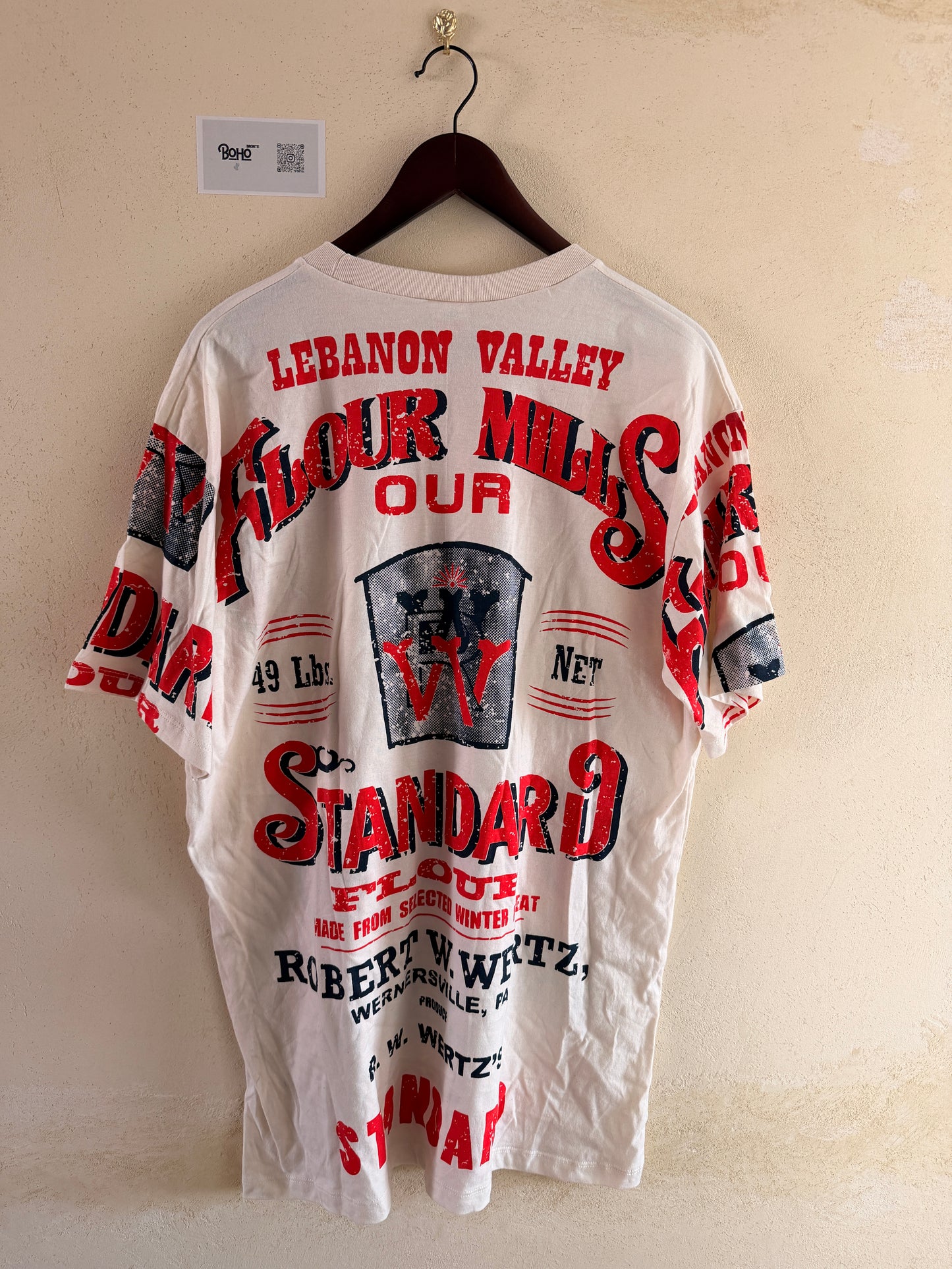 Vintage Graphic Oversized Tee – L/XL