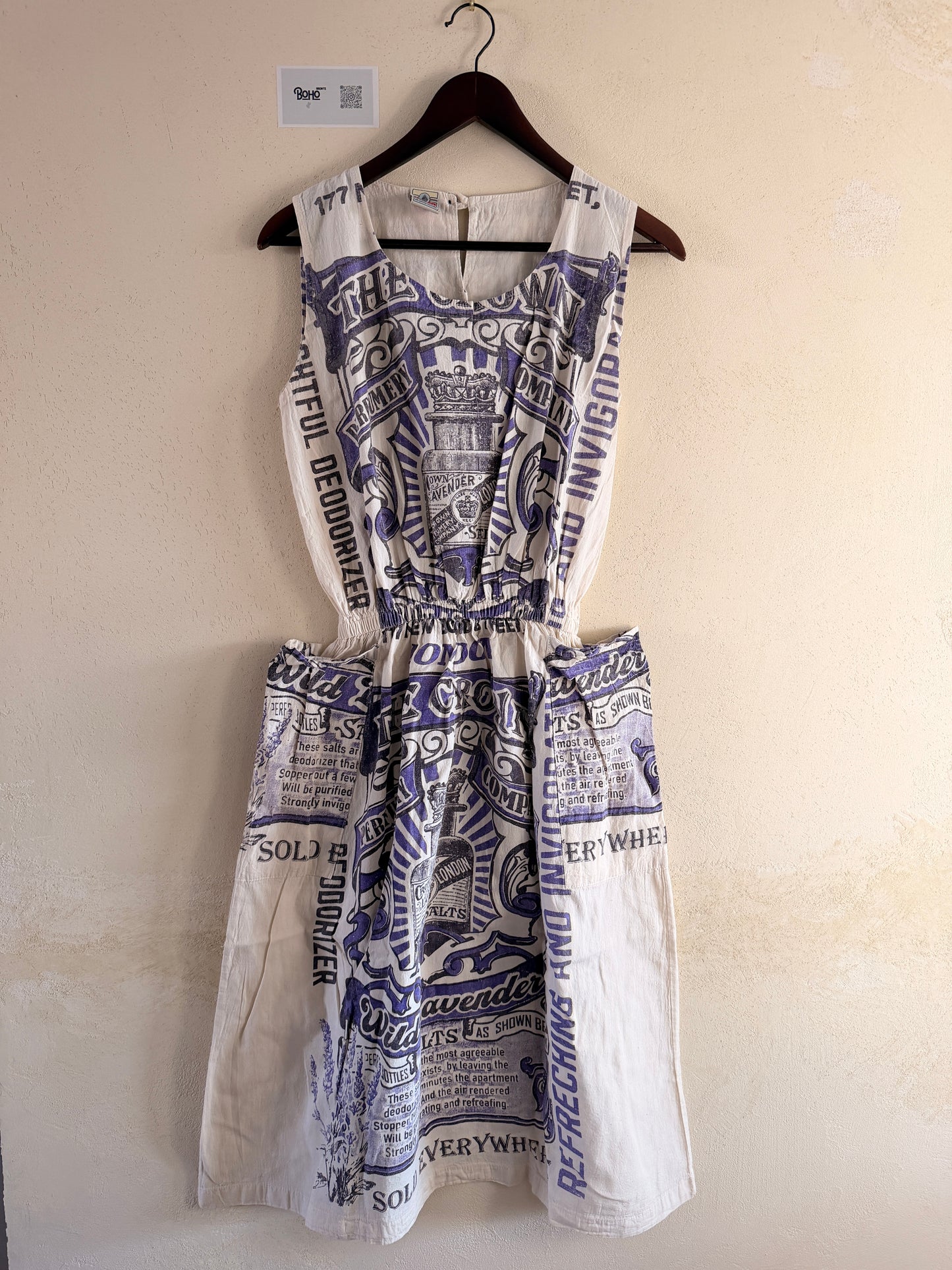 Vintage Style Sack Dress – Oversized Cotton  Dress