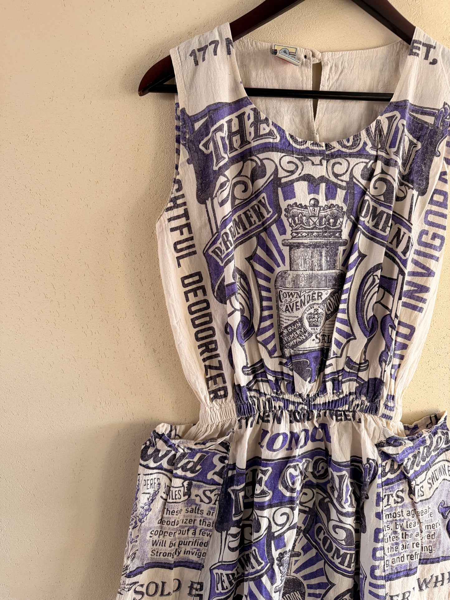 Vintage Style Sack Dress – Oversized Cotton  Dress