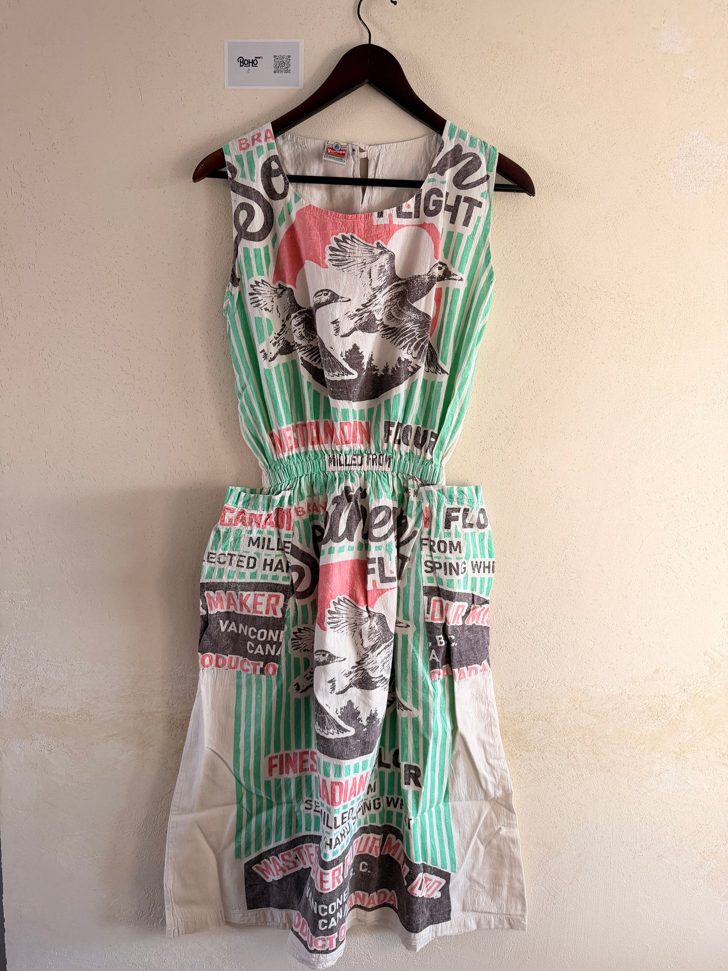 Vintage Style Sack Dress – Oversized Cotton  Dress