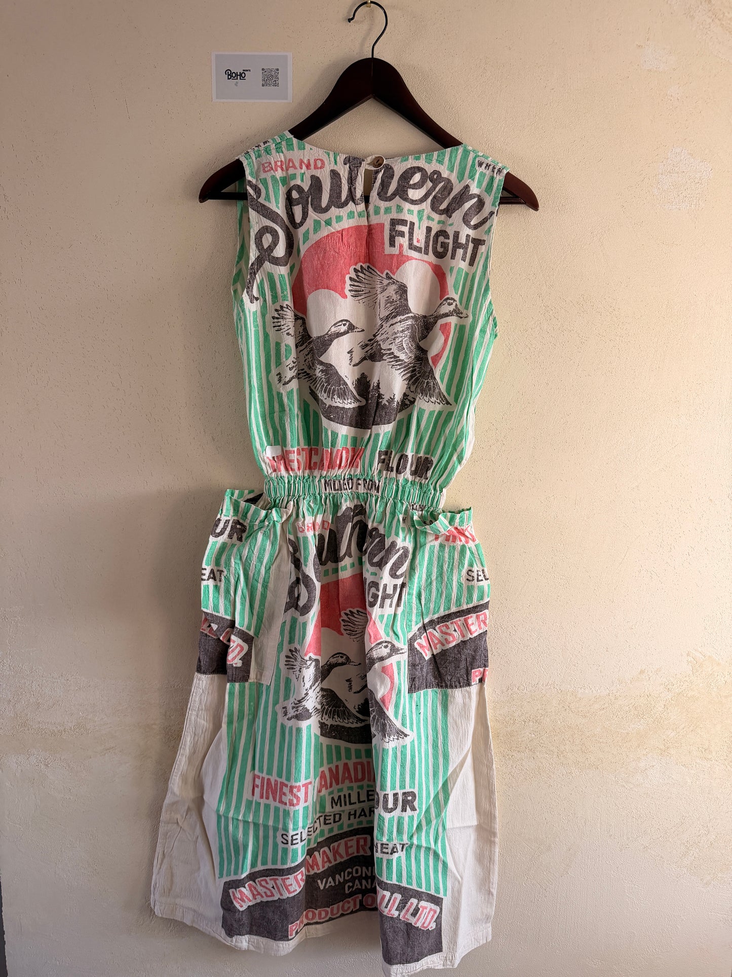 Vintage Style Sack Dress – Oversized Cotton  Dress