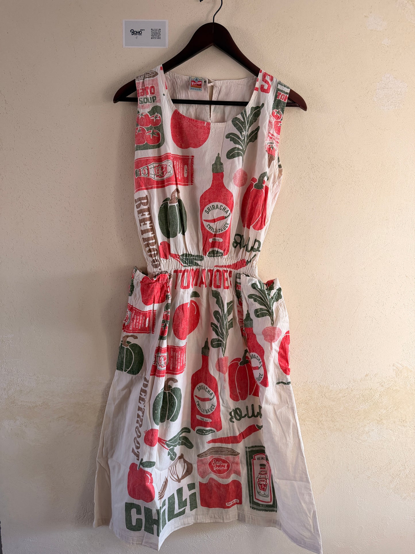 Vintage Style Sack Dress – Oversized Cotton  Dress