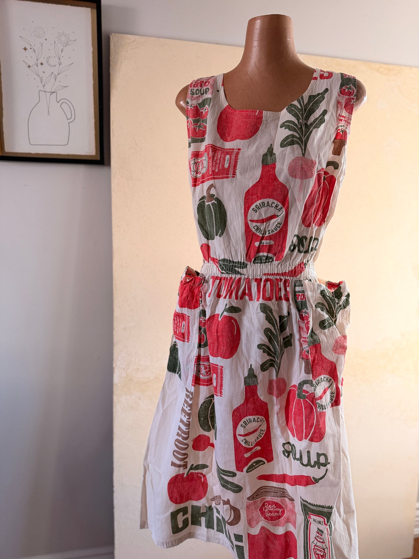 Vintage Style Sack Dress – Oversized Cotton  Dress